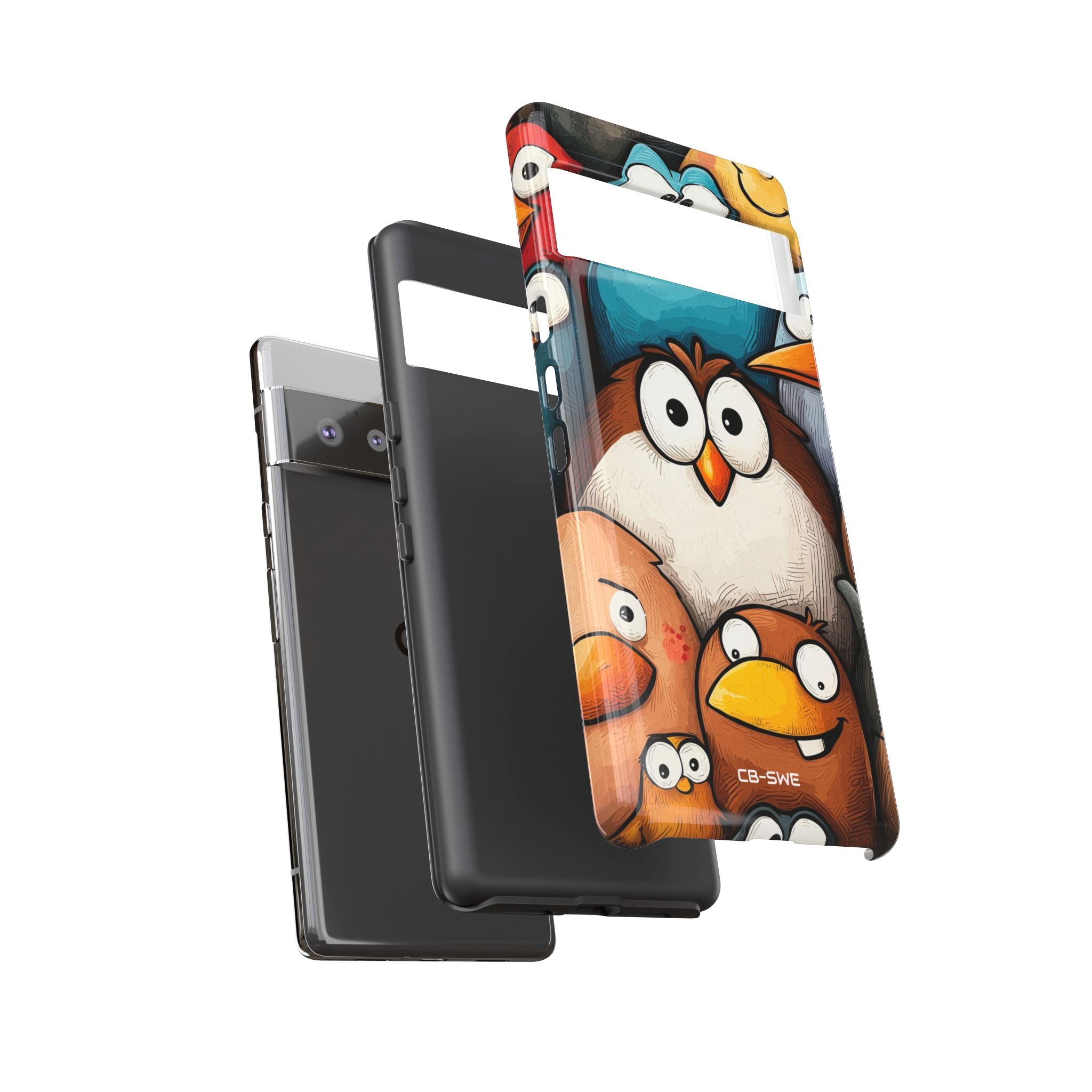 Whimsical Birds Gather - Google Pixel Case