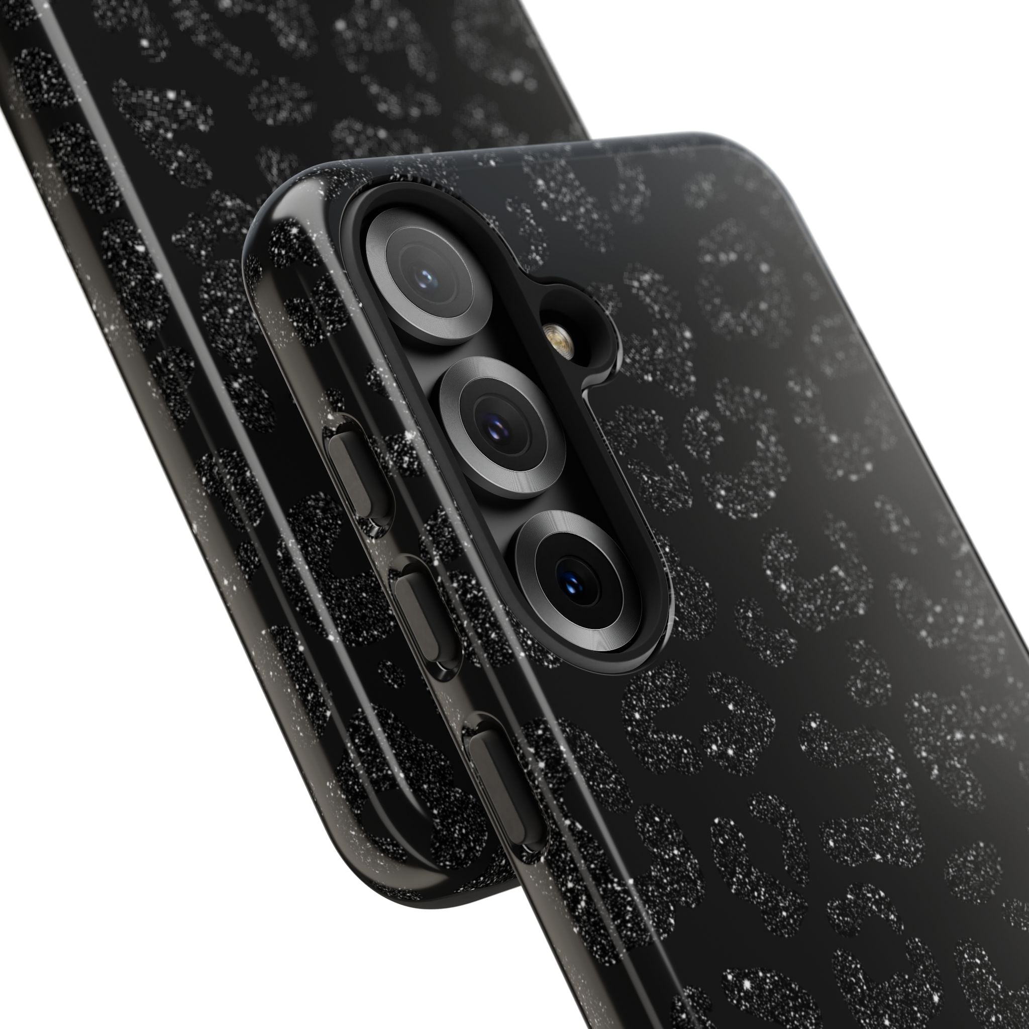 Glittery Leopard Elegance - Samsung Case