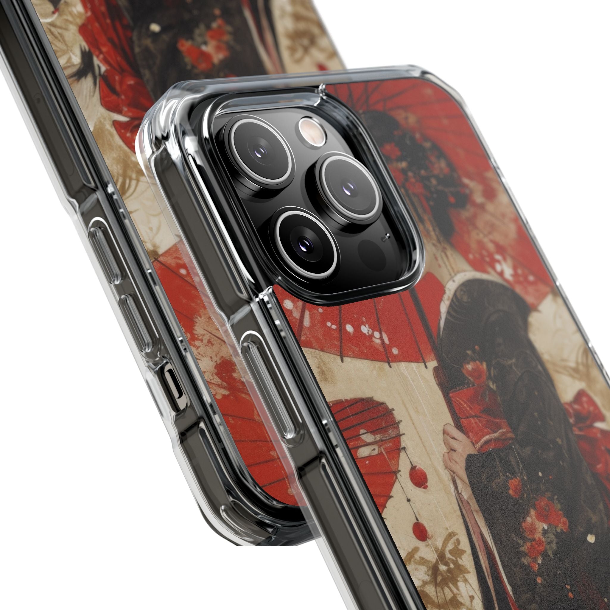 Scarlet Crane Dreams iPhone 14 - Impact Clear+