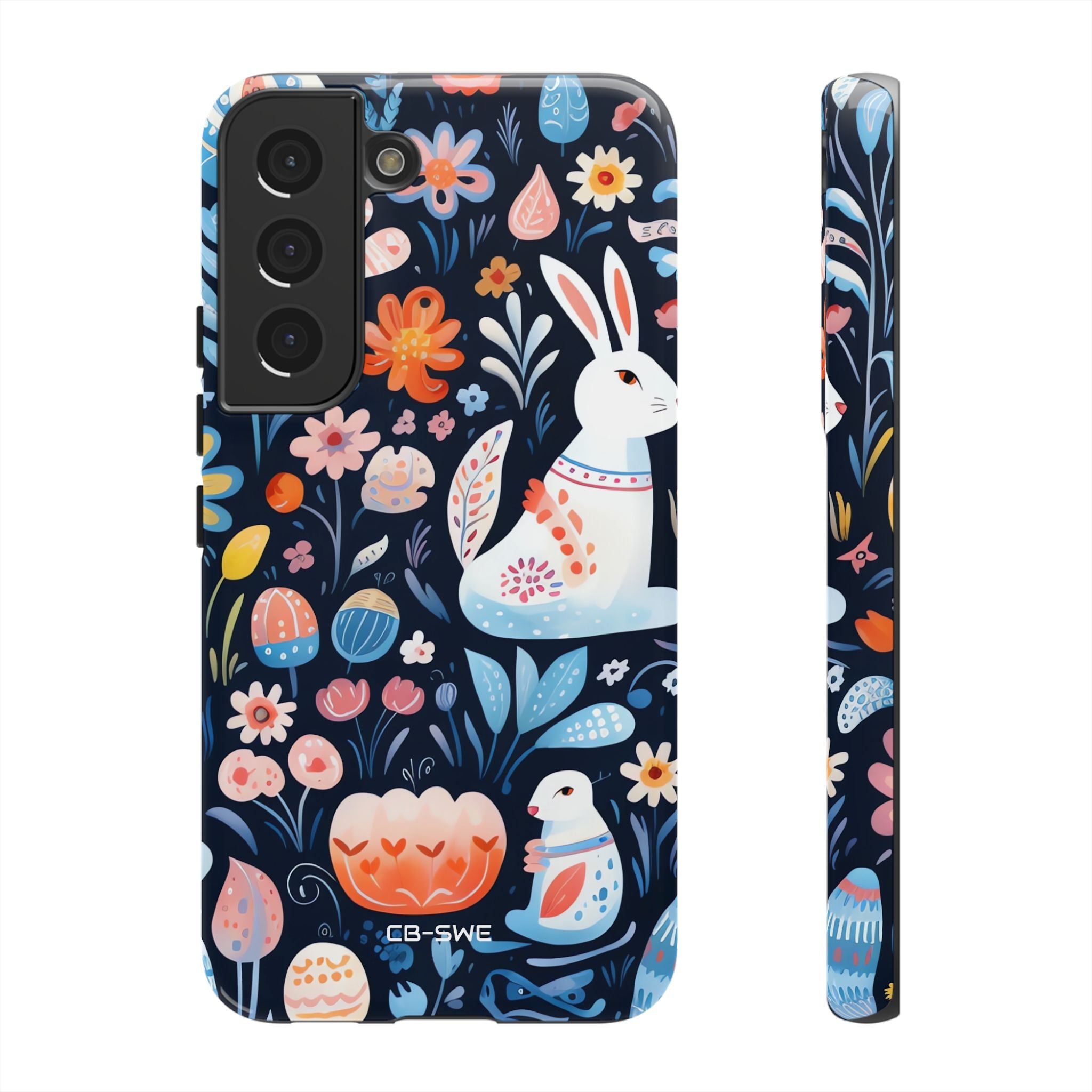 Bunnies Play Among Flowers - Samsung Case