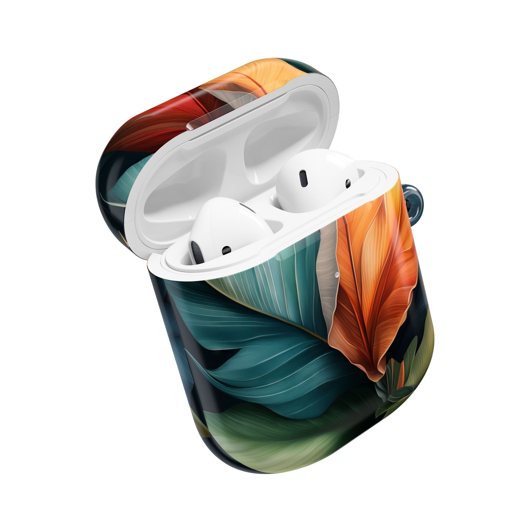 Tropical Ember Leaves - AirPods Case