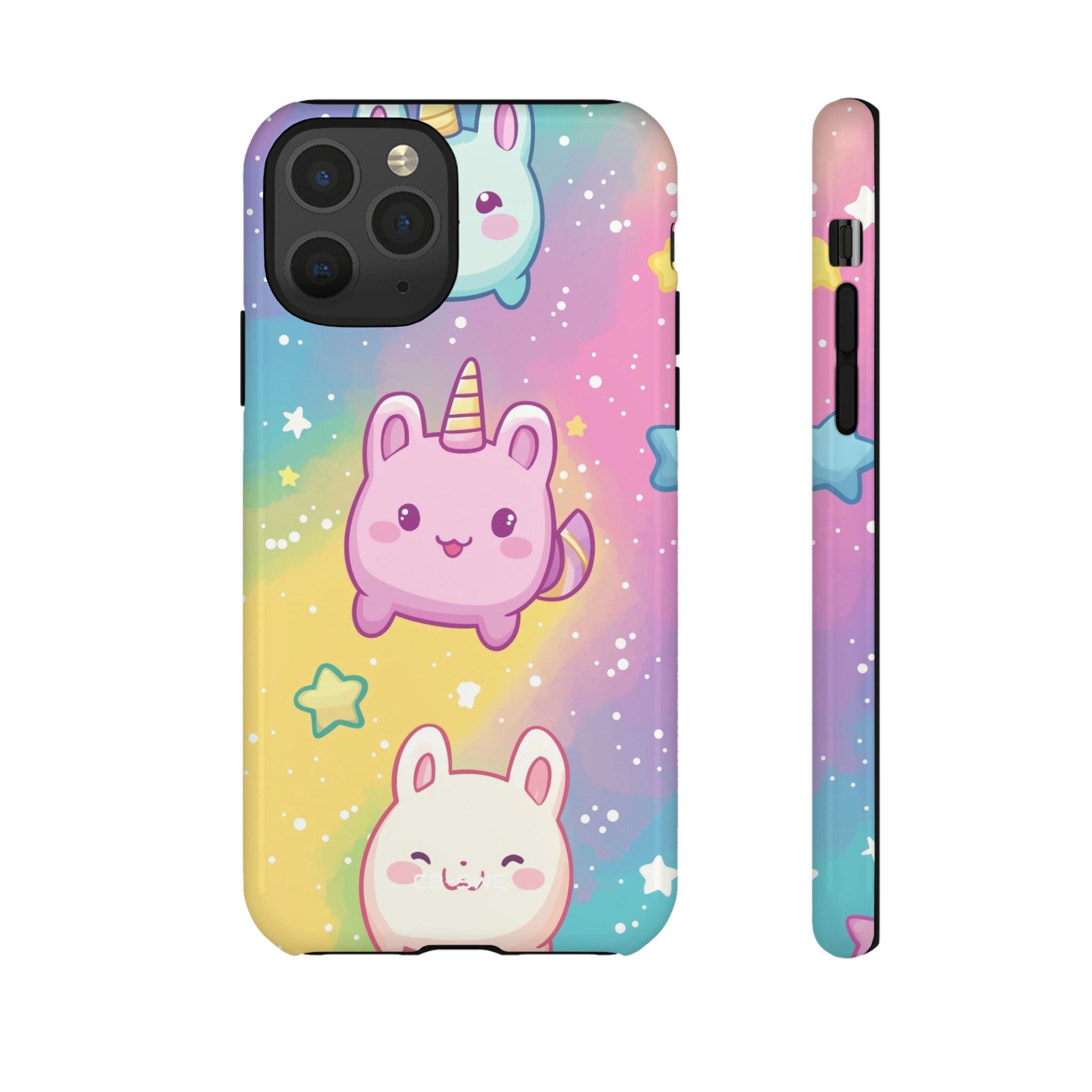 Bunnies Dance Under Stars - iPhone Case