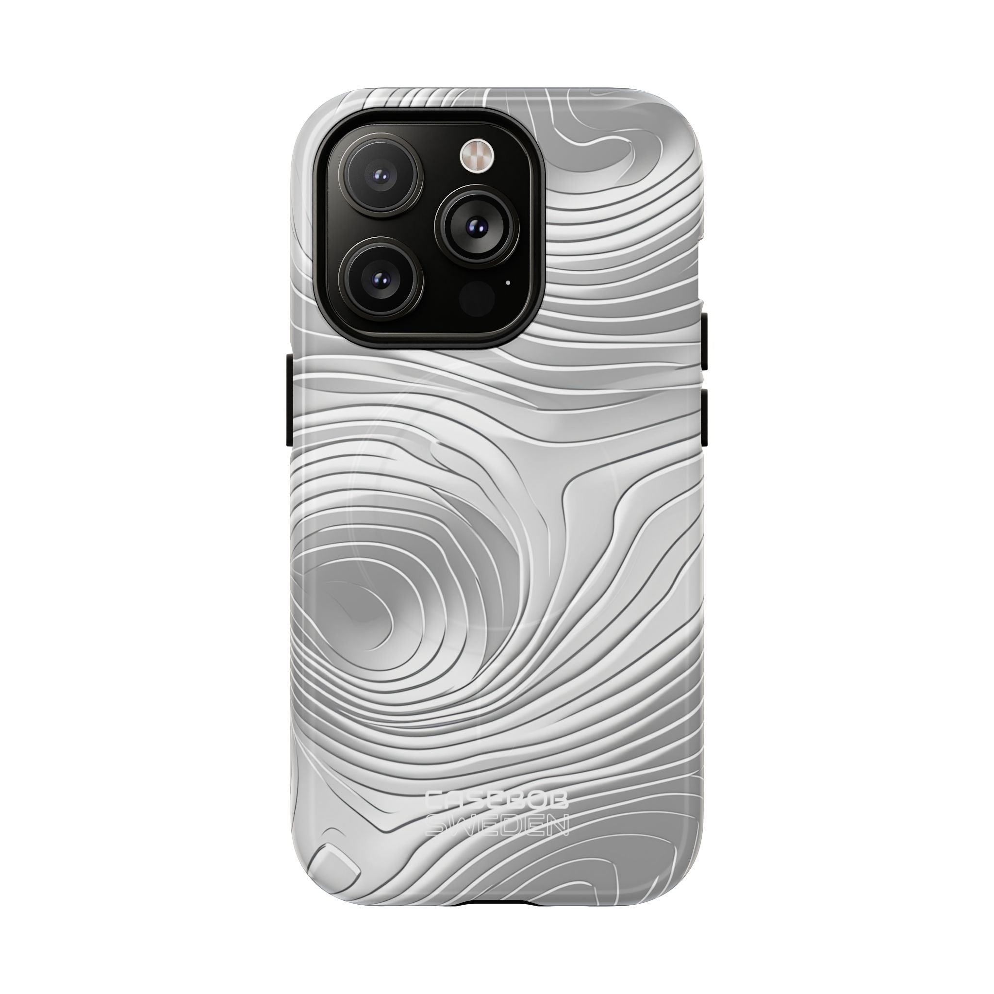 Monochrome Flow Lines iPhone 14 - Tough+