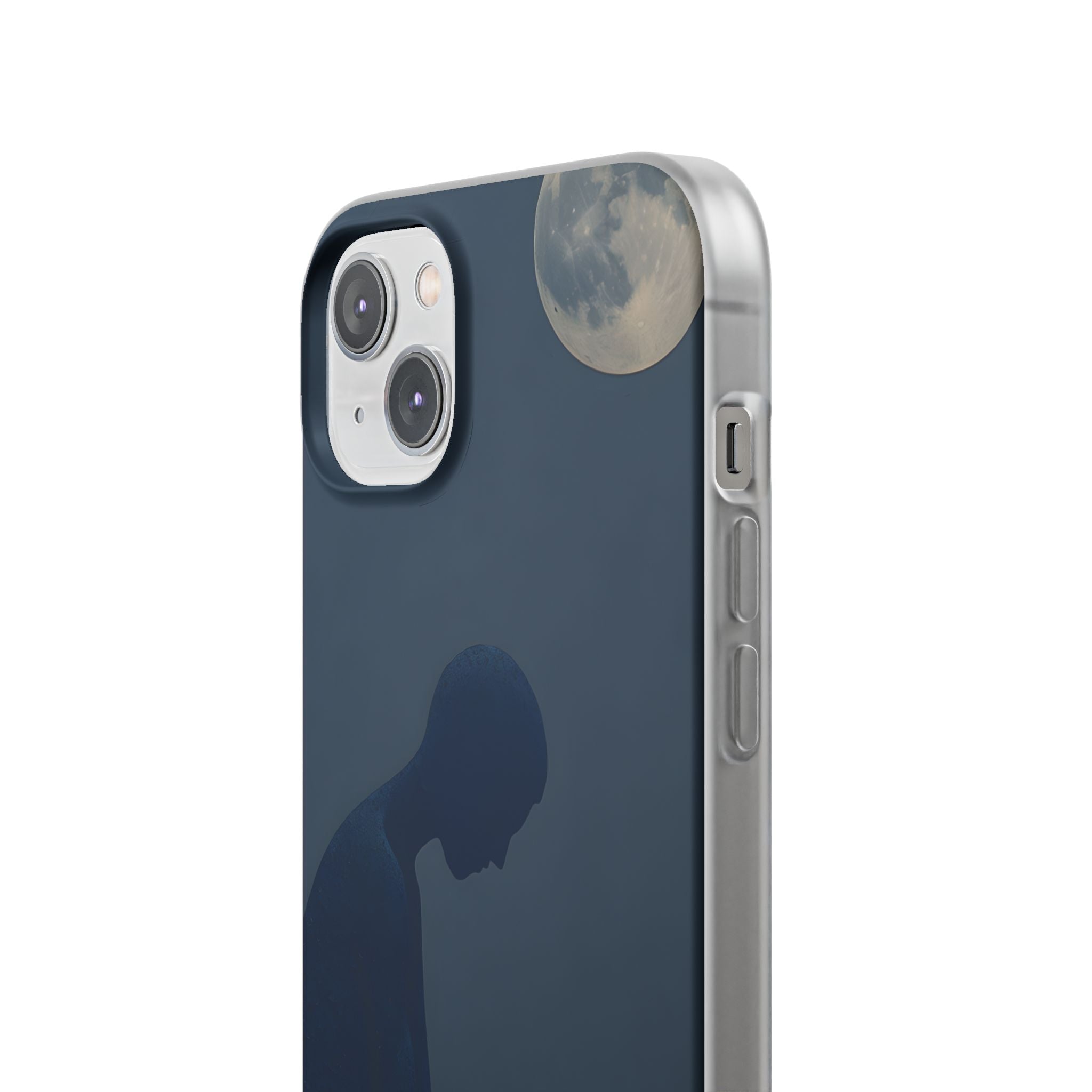 Moonlit Contemplation iPhone 14 Plus Case - Soft