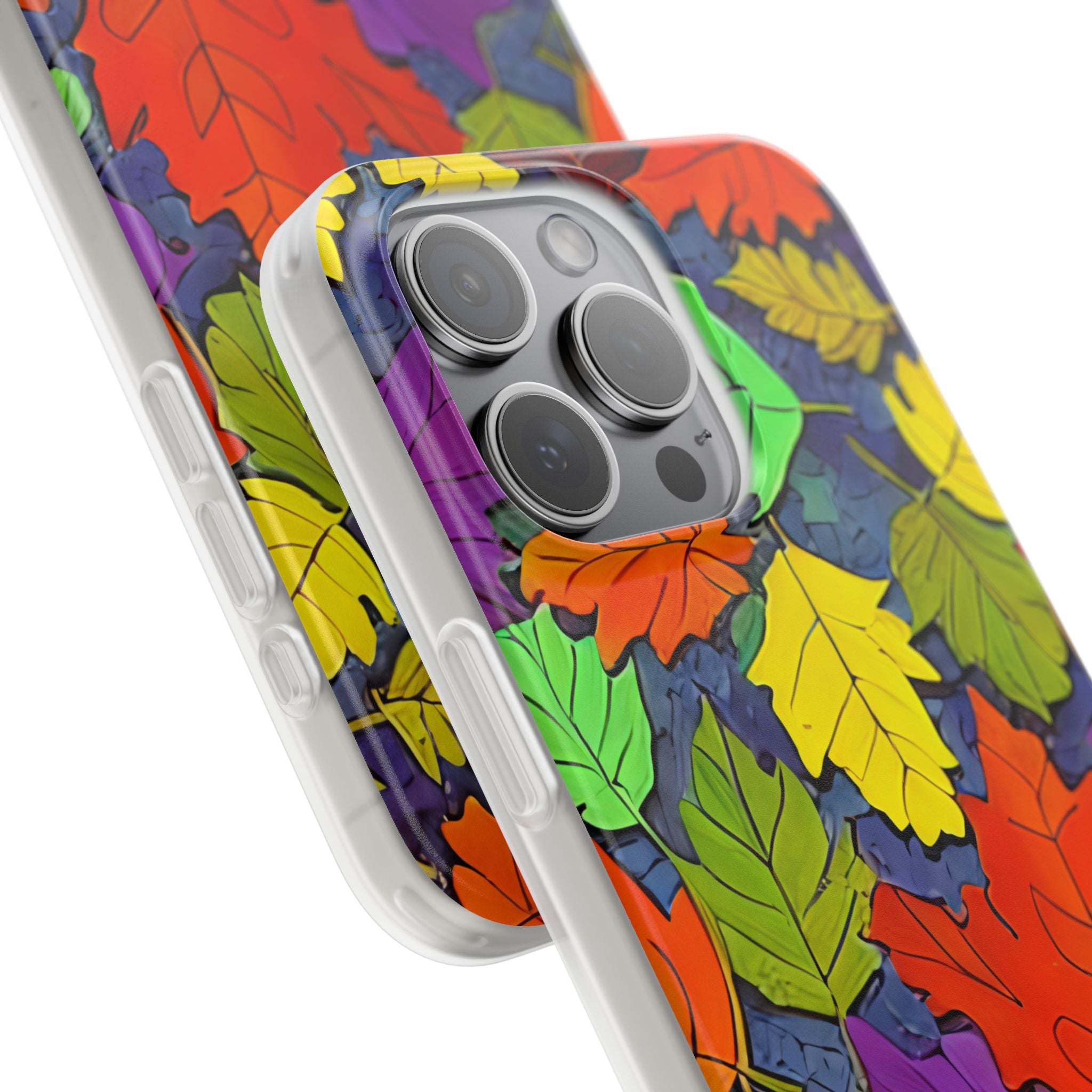 Vivid Leafburst iPhone 15 Pro Max Case - Soft