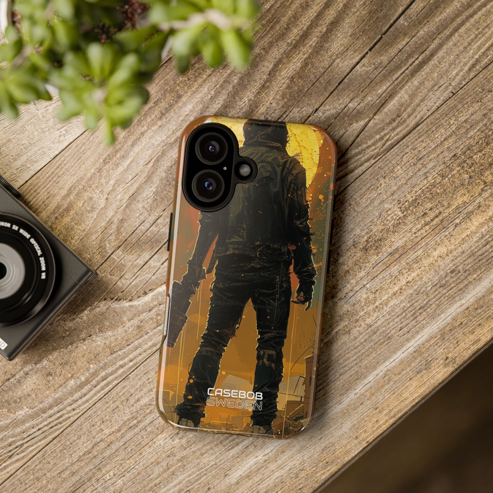 Crimson Fallout Horizon iPhone 16 - Tough
