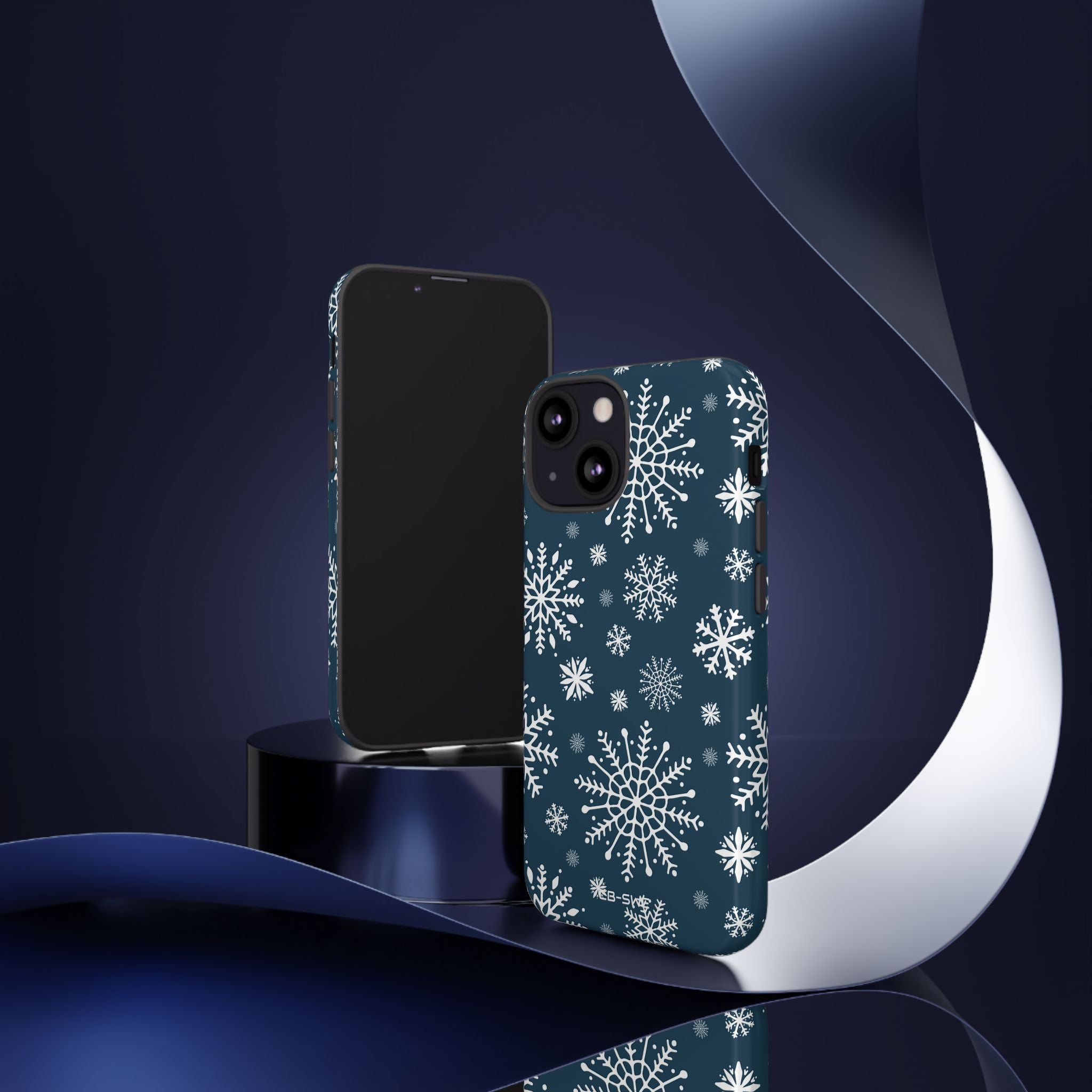 Snowflakes Dance Gracefully - iPhone Case