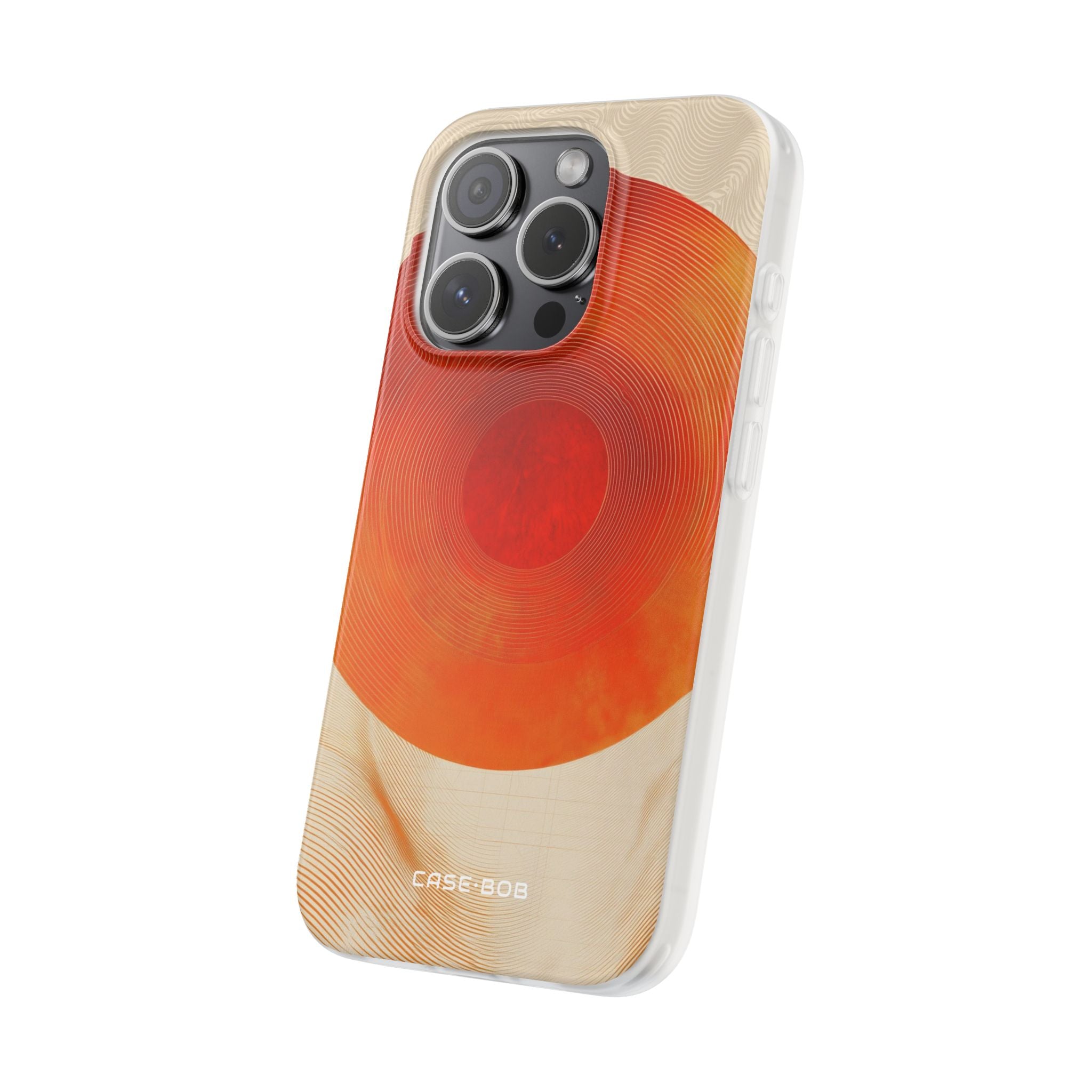 Sunburst Swirl iPhone 15 Pro Case - Soft