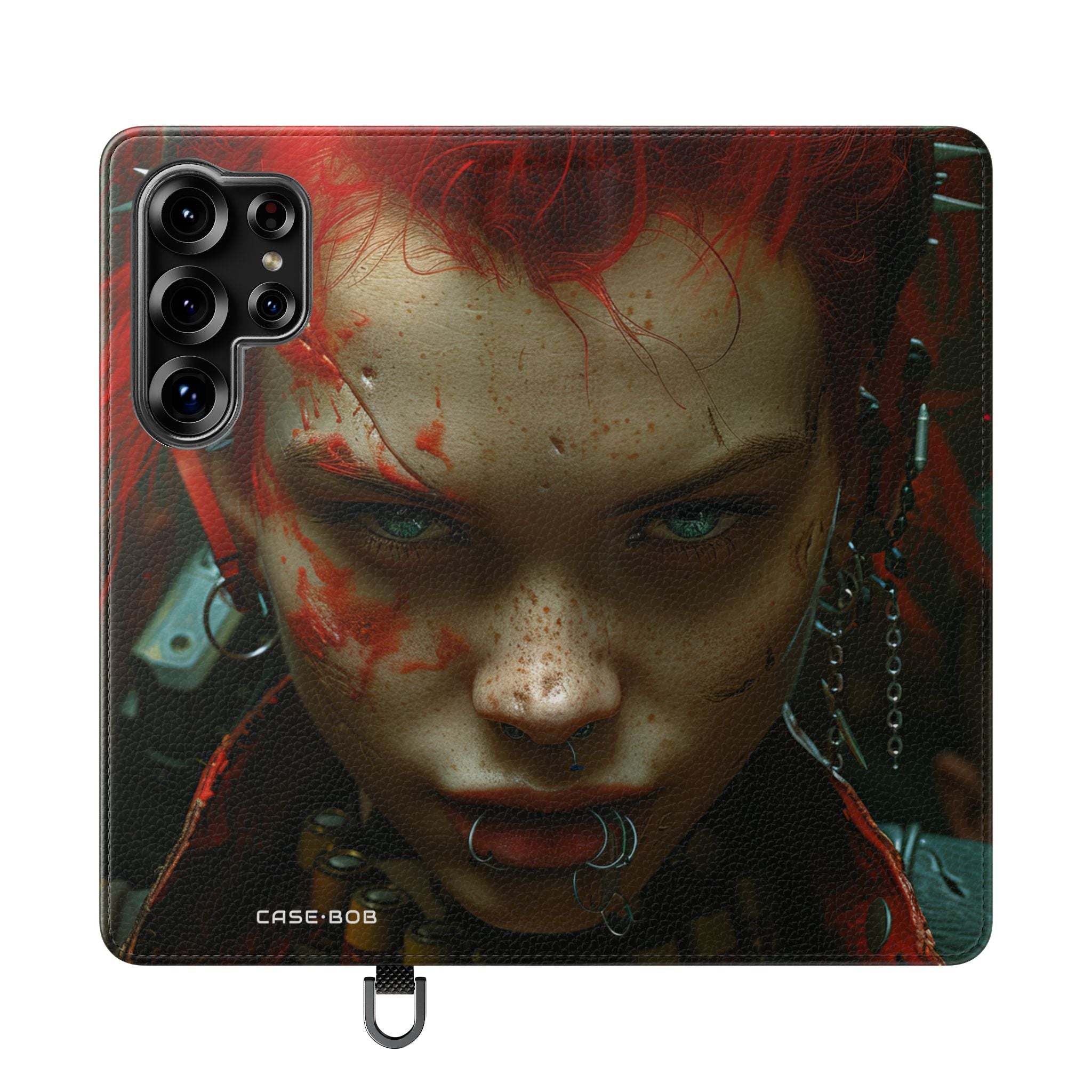 Scarlet Gaze - Samsung S25 Ultra Case - Wallet