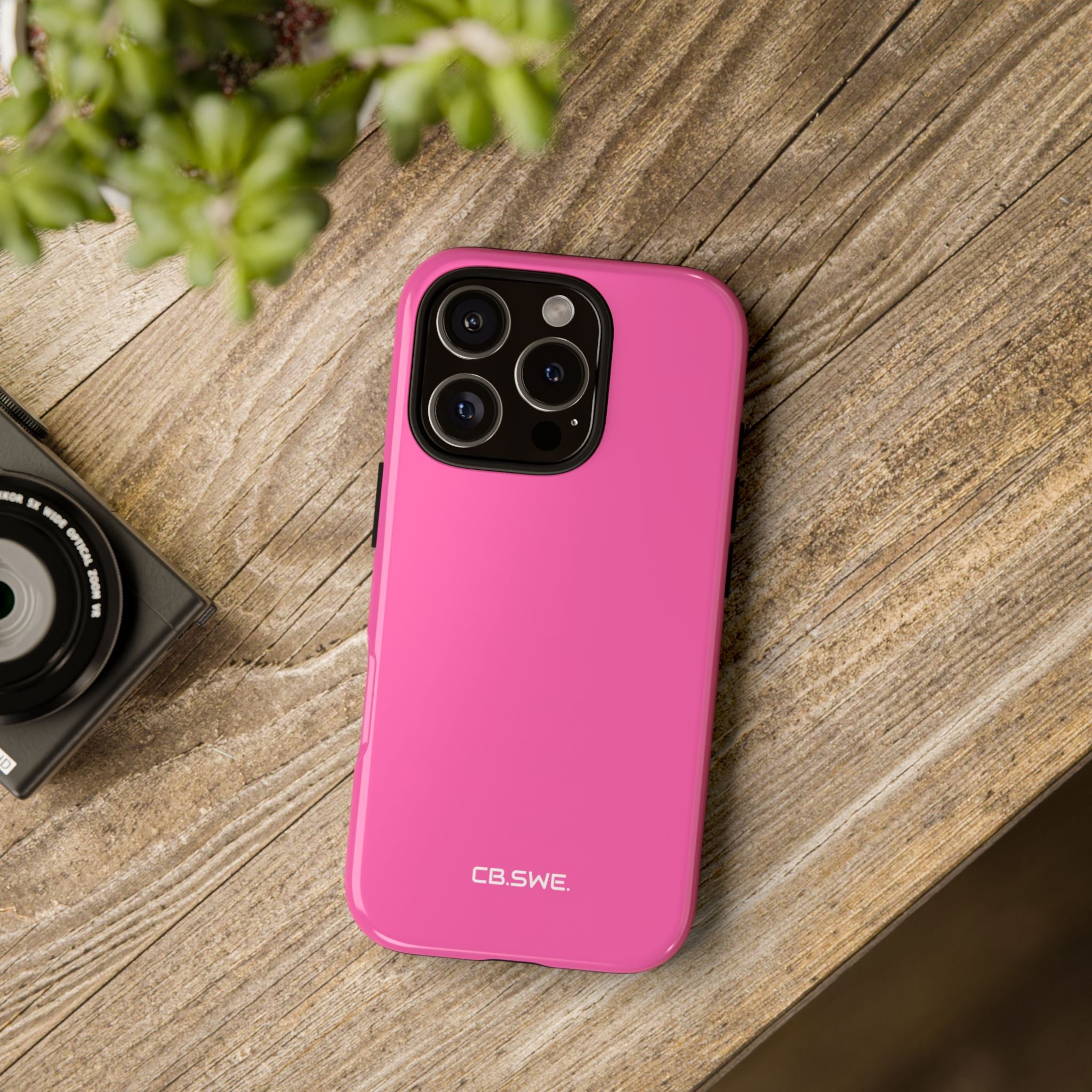 Hot Pink iPhone Case - Tough