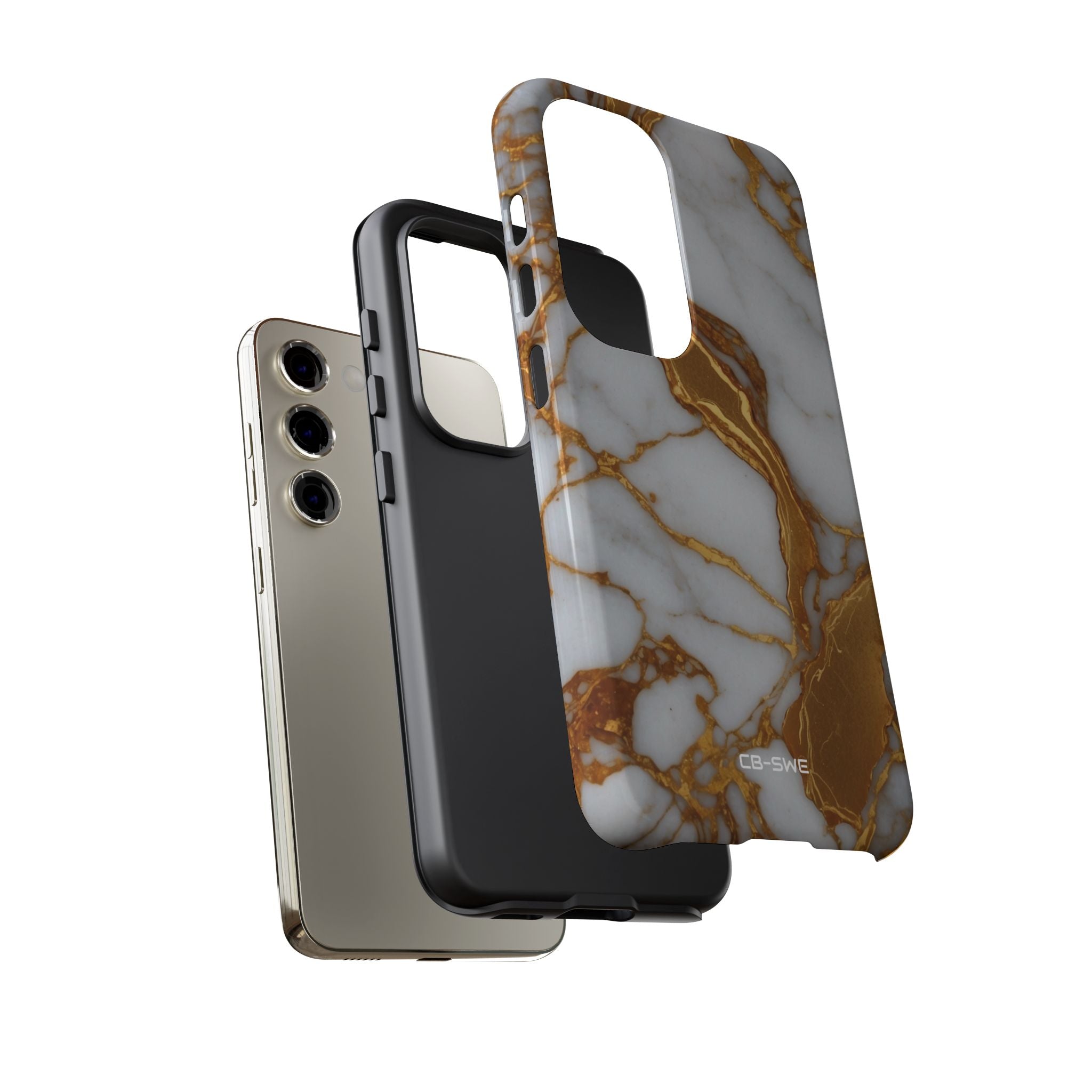 Golden Veins Flow - Samsung Case