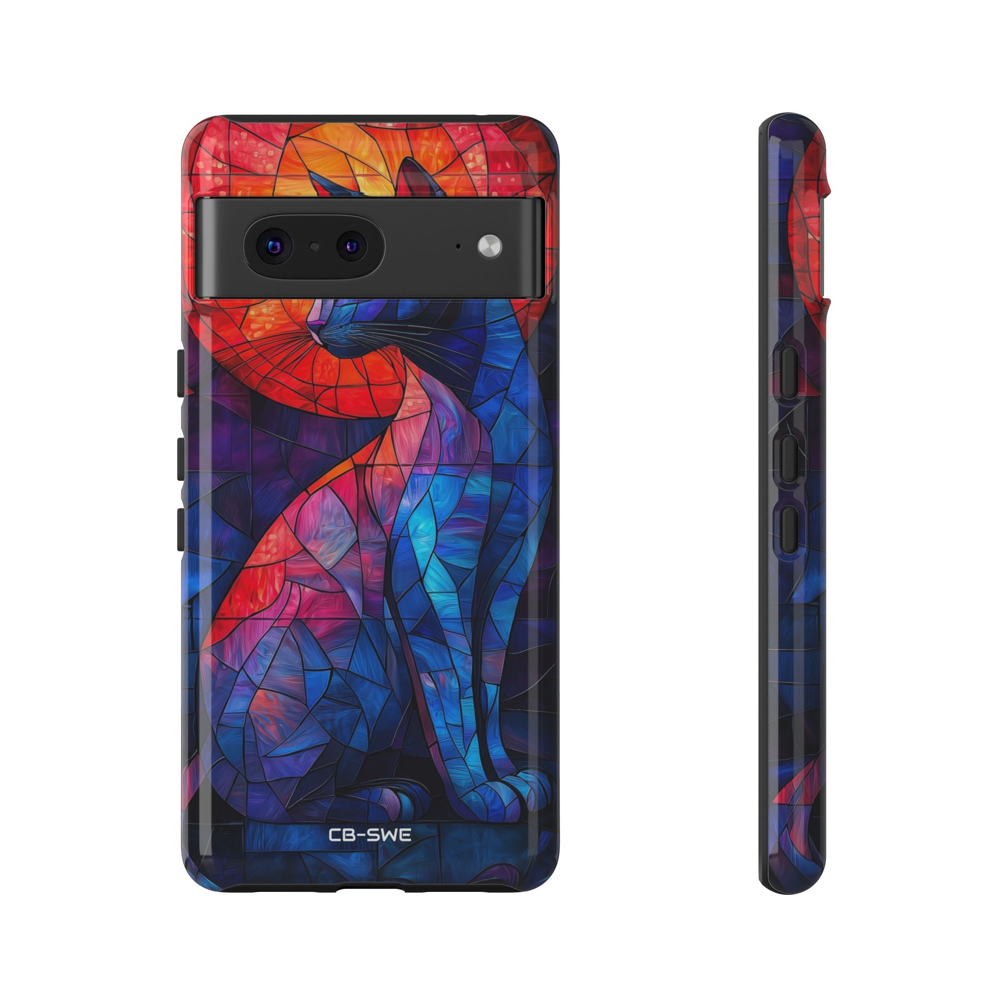 Cat Silhouettes Glow - Google Pixel Case