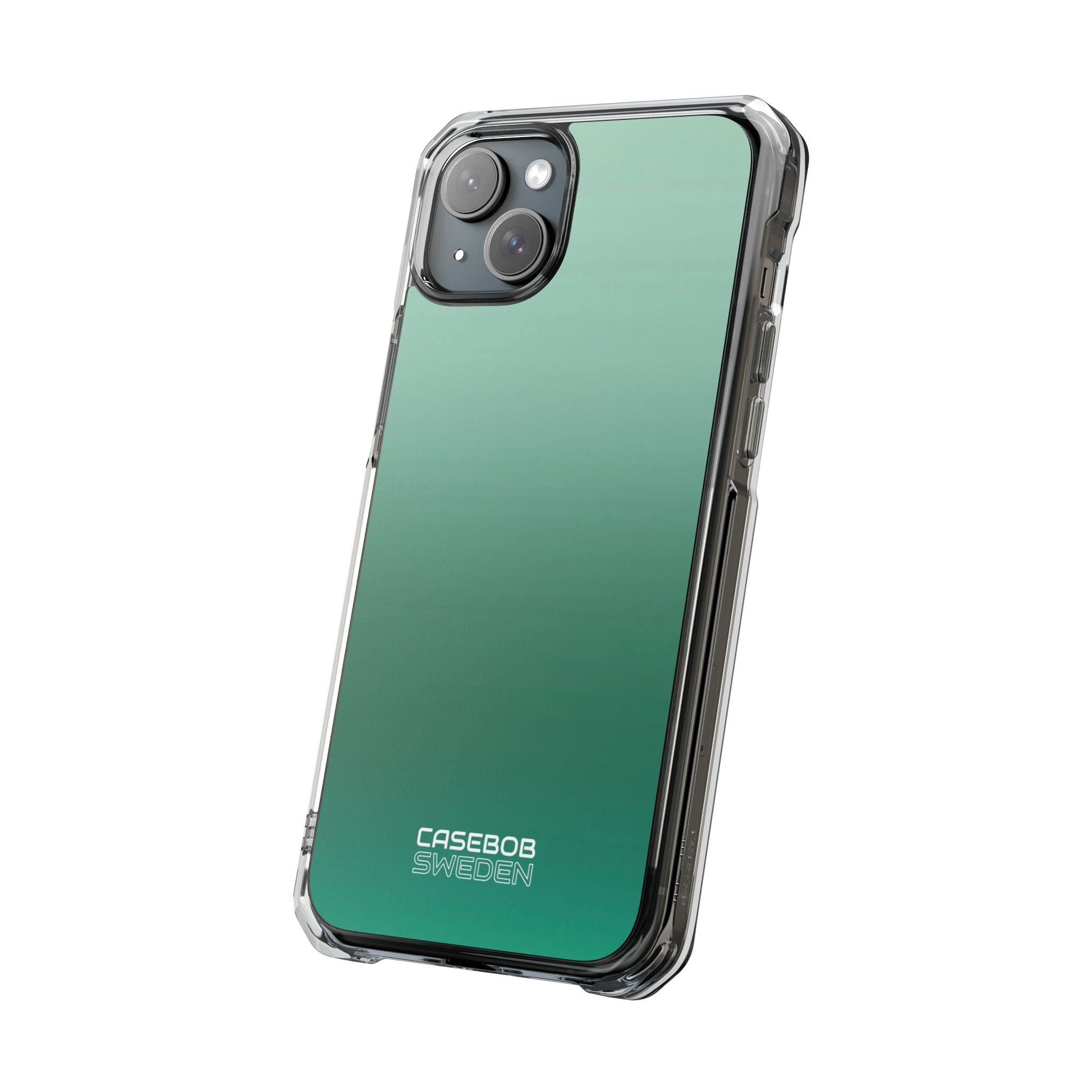Teal Horizon Layers iPhone 15 - Impact Clear+