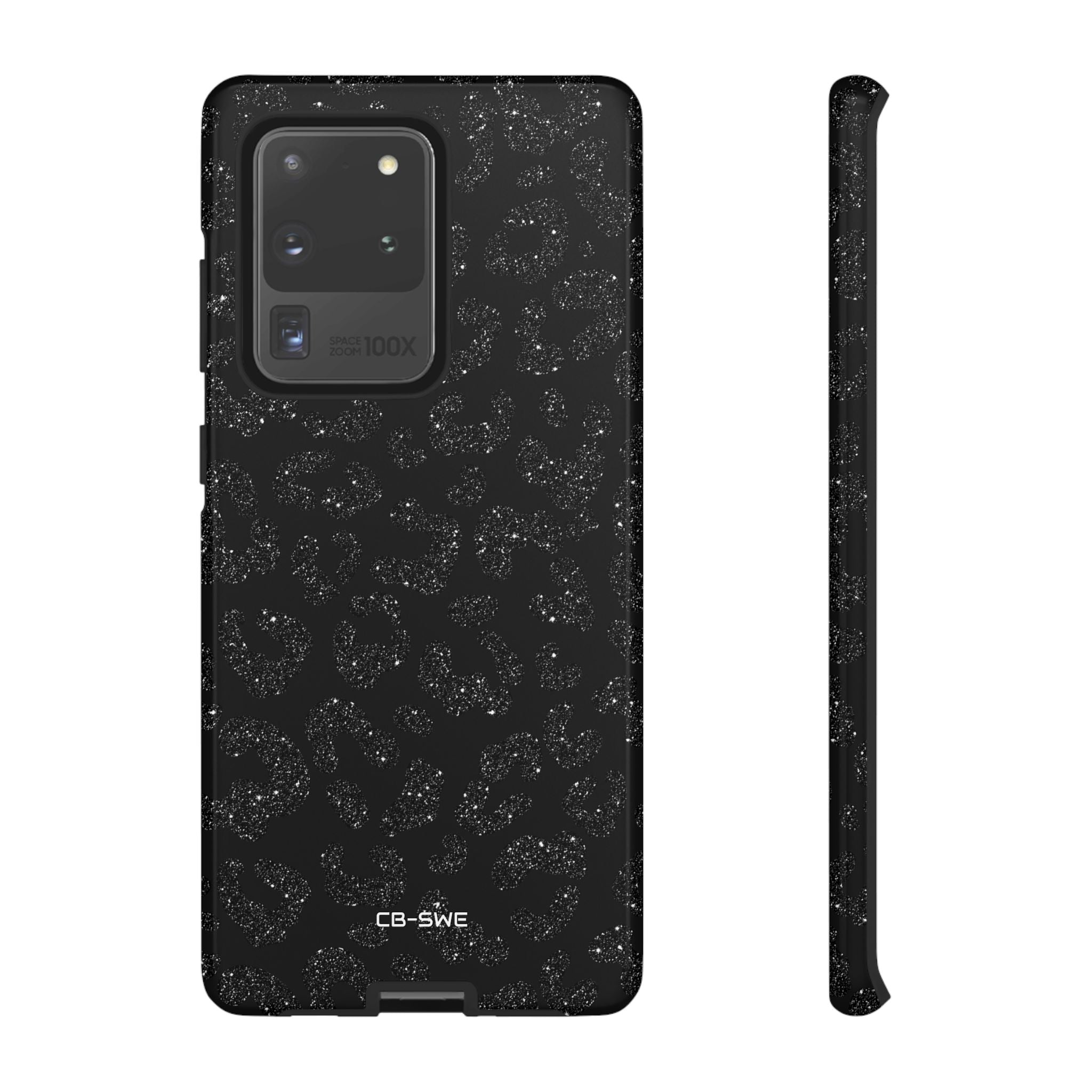 Glittery Leopard Elegance - Samsung Case