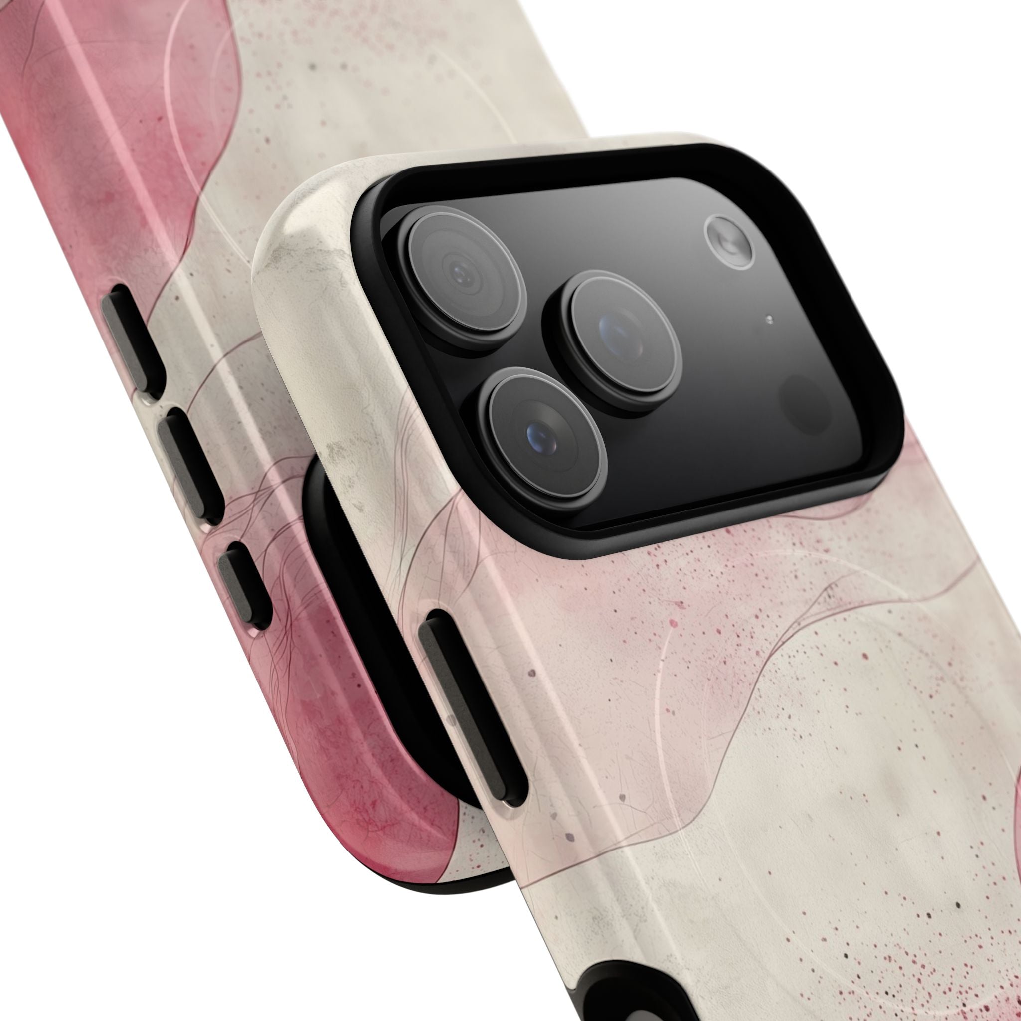 Crimson Waves iPhone 17 Pro Case - Tough+