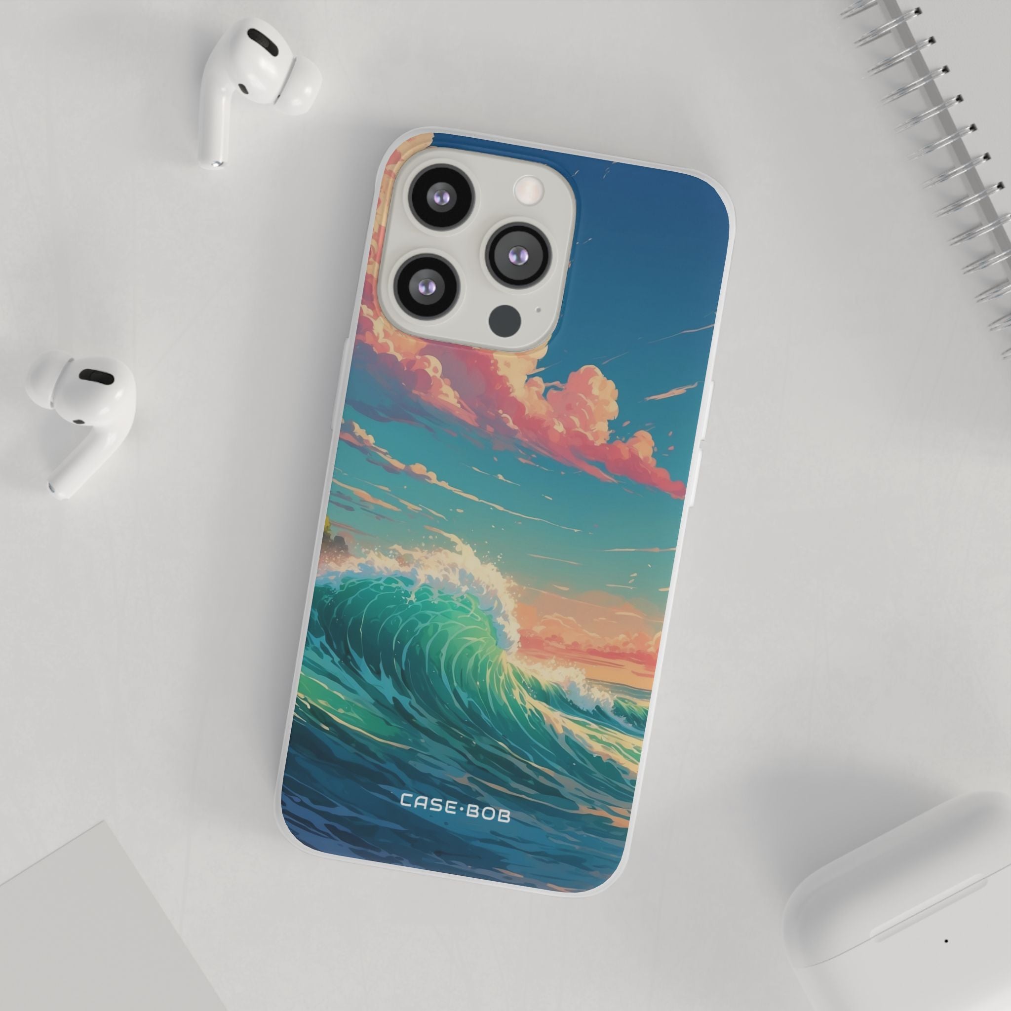 Turquoise Curl iPhone 13 Pro - Soft