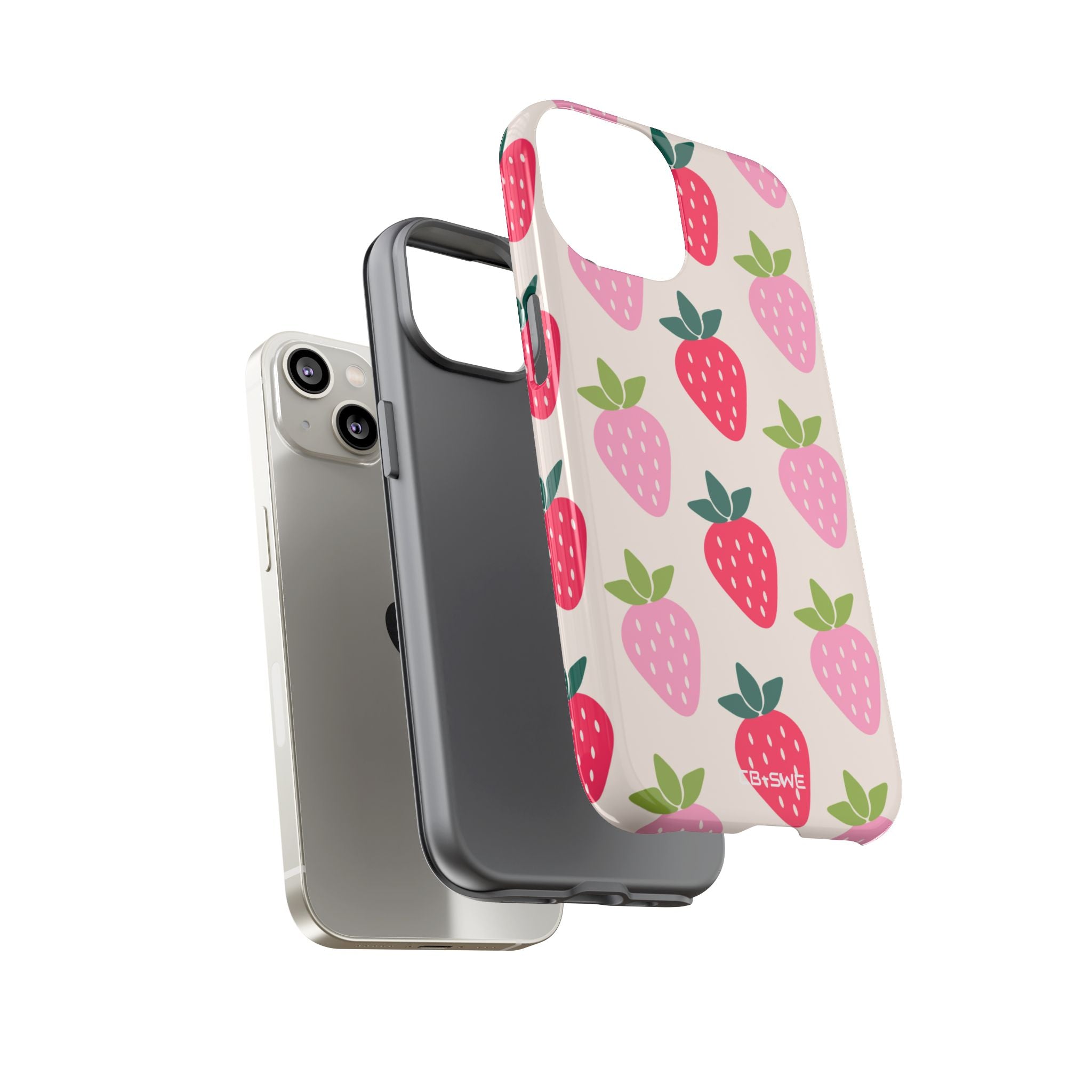 Vibrant Strawberry Rhythm - iPhone Case