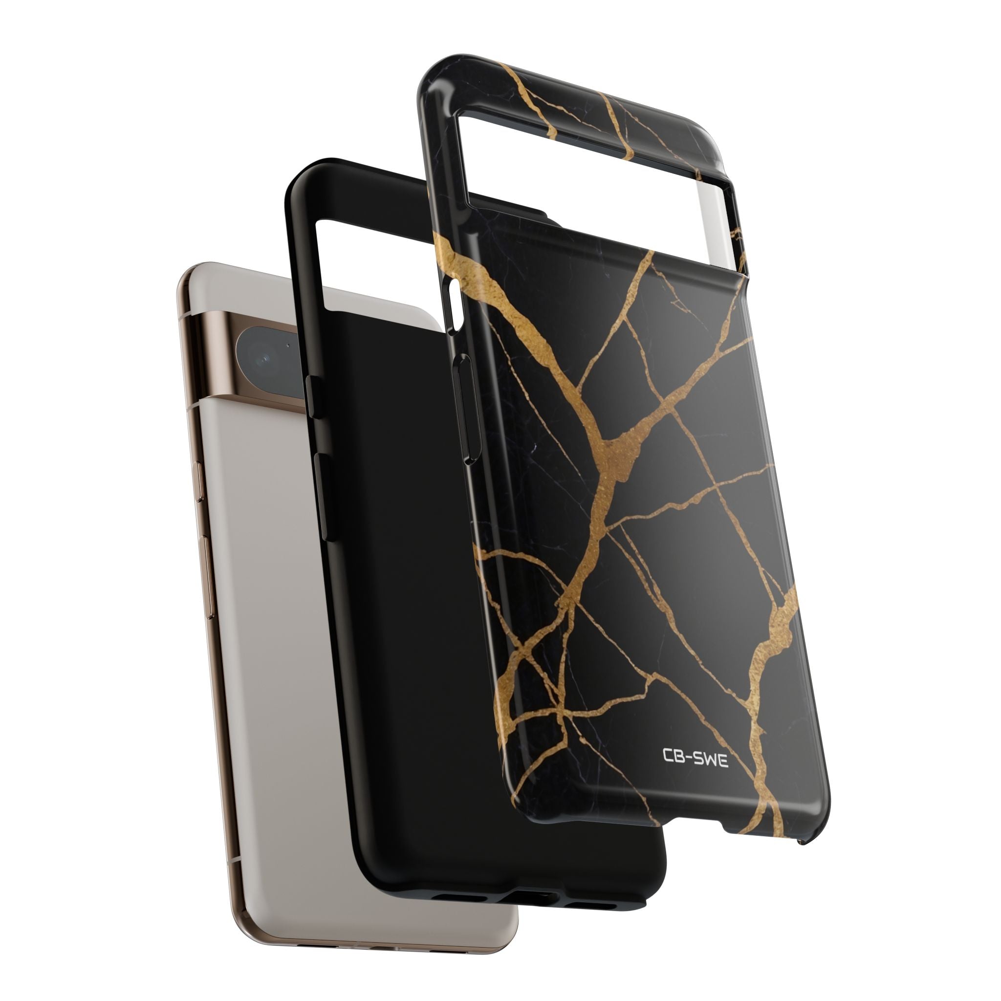 Golden Veins Twist - Google Pixel Case