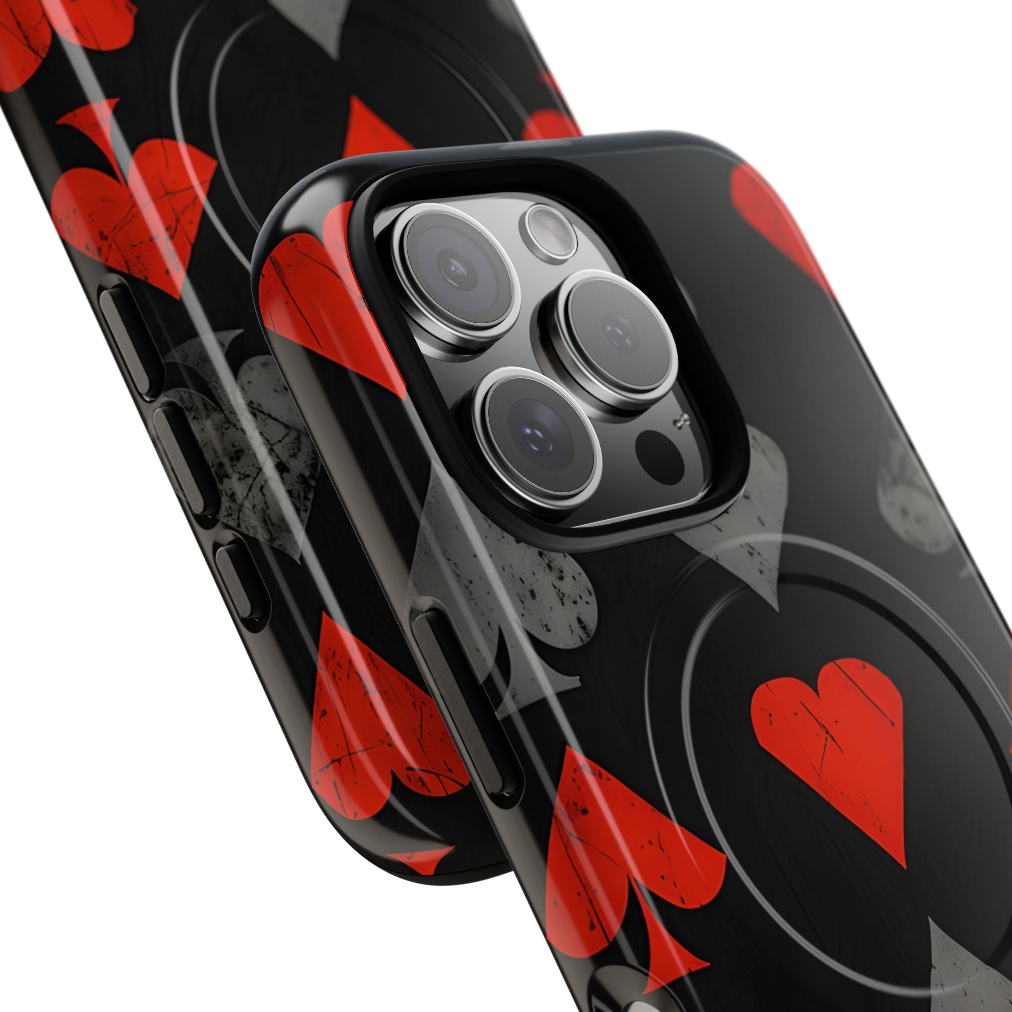 Playing Card Suits Gothic Flair iPhone 16 - Tough+