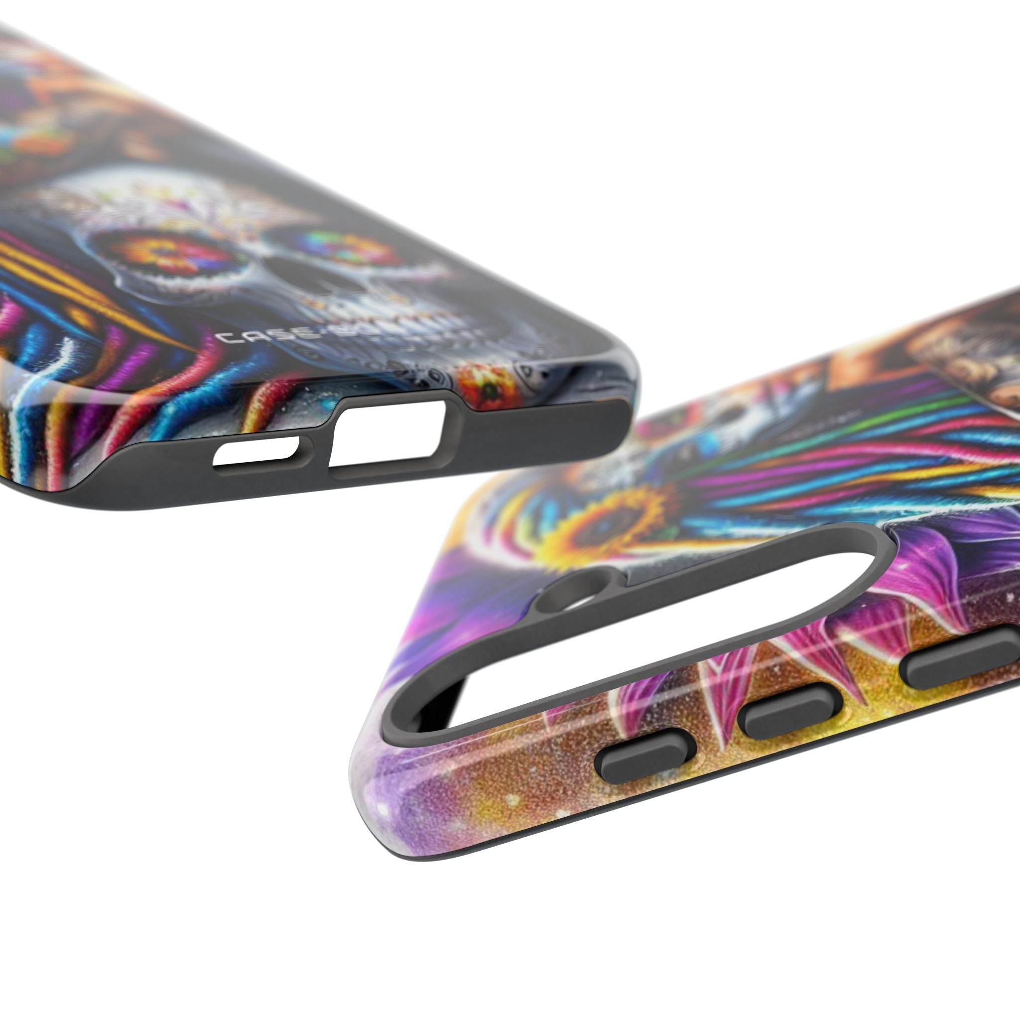 Sunflower Skull Glow Samsung S25 Plus Case - Tough