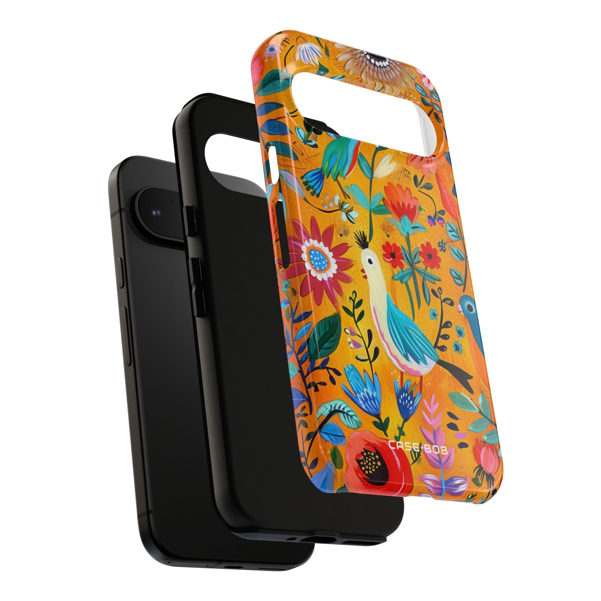 Colorful Birds Bloom Google Pixel 9 Case - Tough