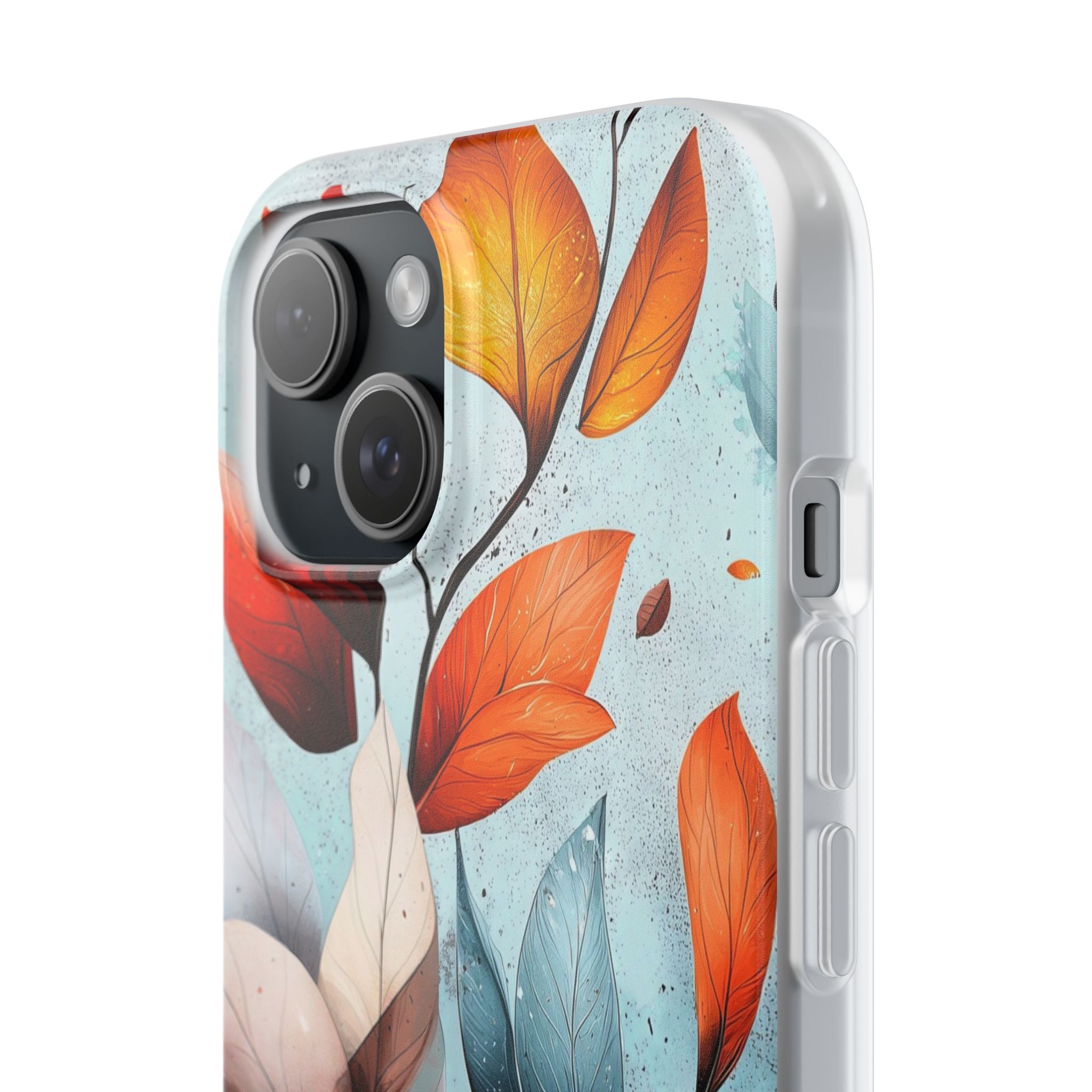 Crimson Veins iPhone 15 Case - Soft