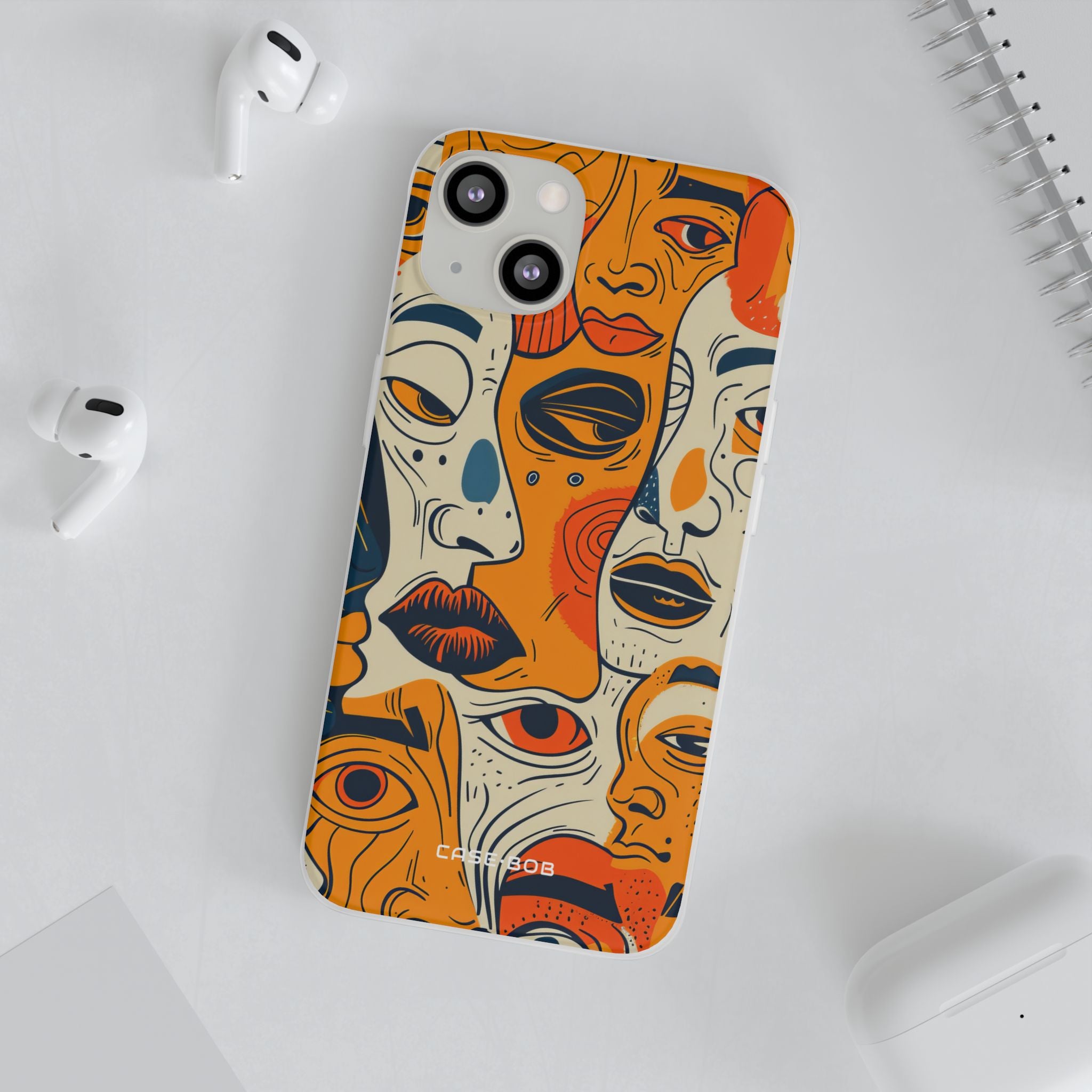 Tangled Faces Sunset iPhone 13 - Soft