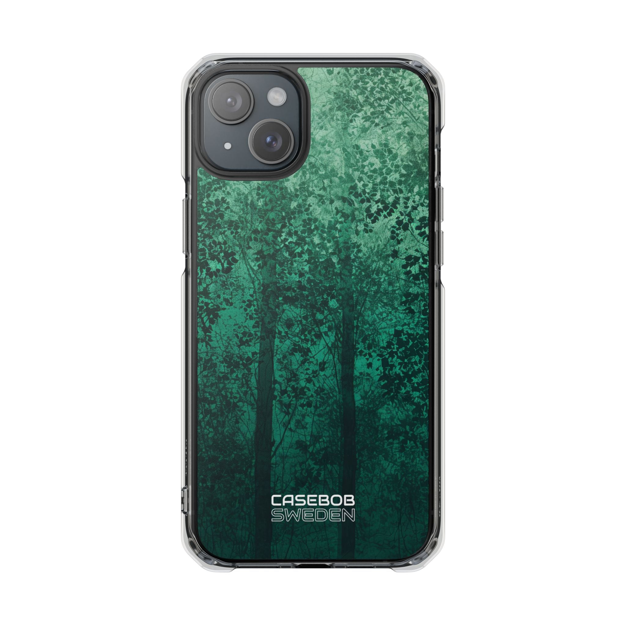 Verdant Forest Canopy iPhone 15 - Impact Clear+