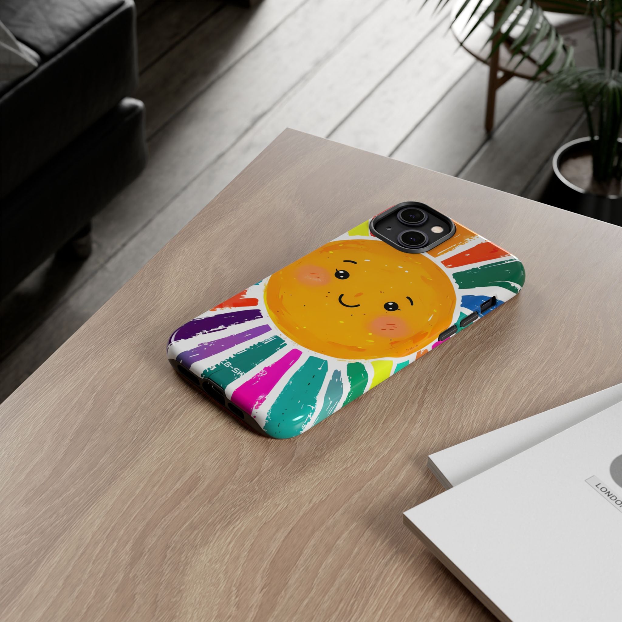 Radiant Smiling Sun - iPhone Case