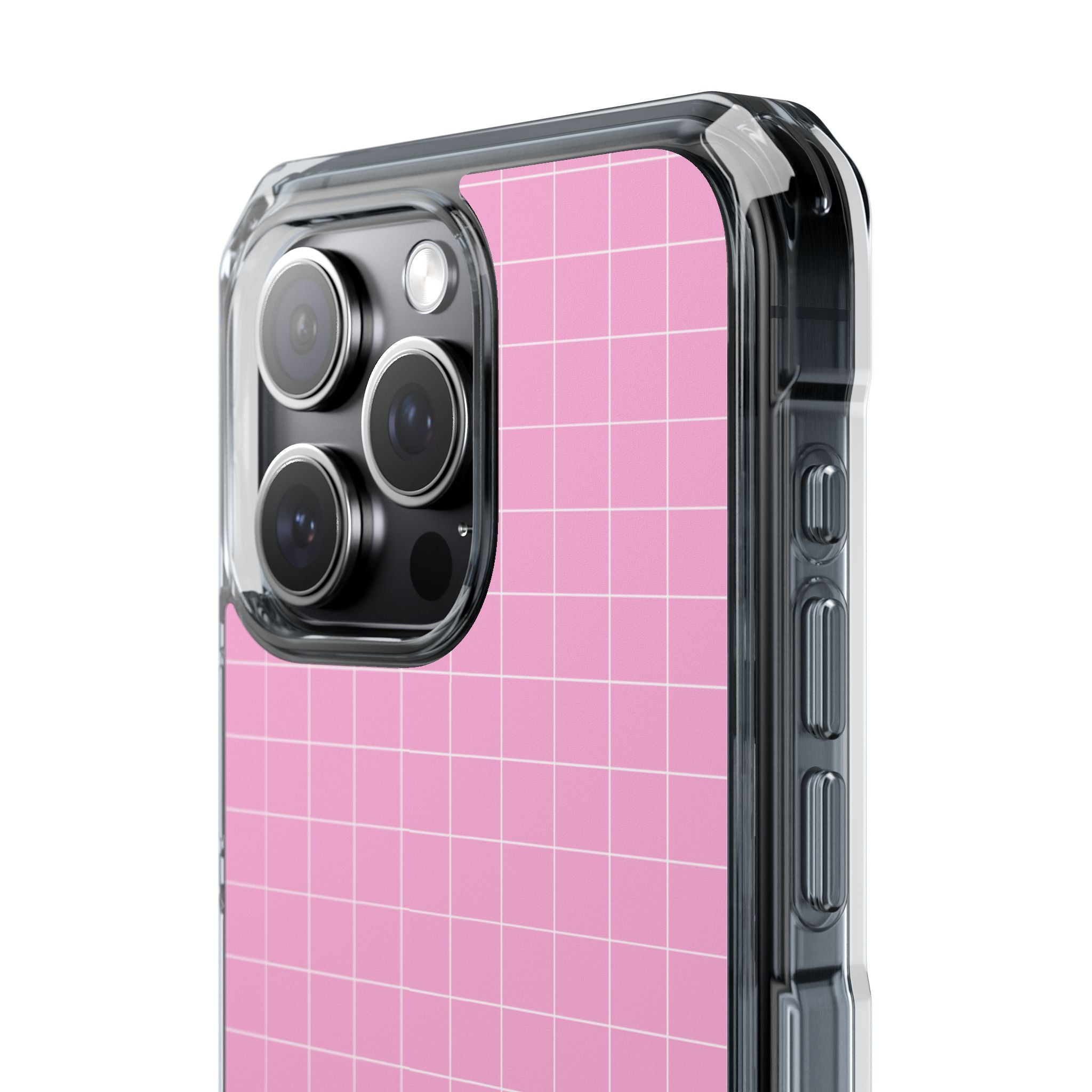 Pink Squares Align iPhone Case - Impact