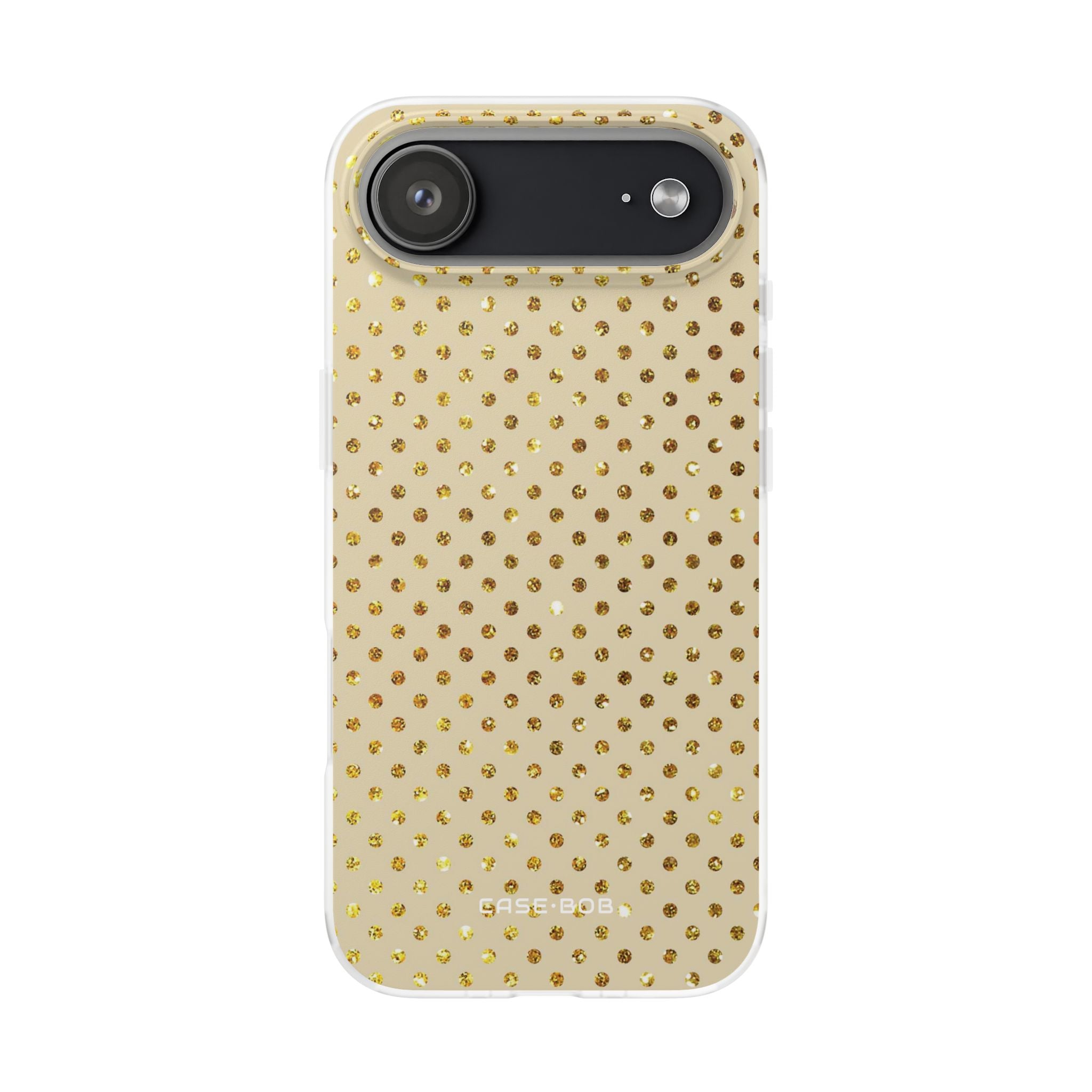 Gold Sparkle Grid iPhone 17 Air Case - Soft