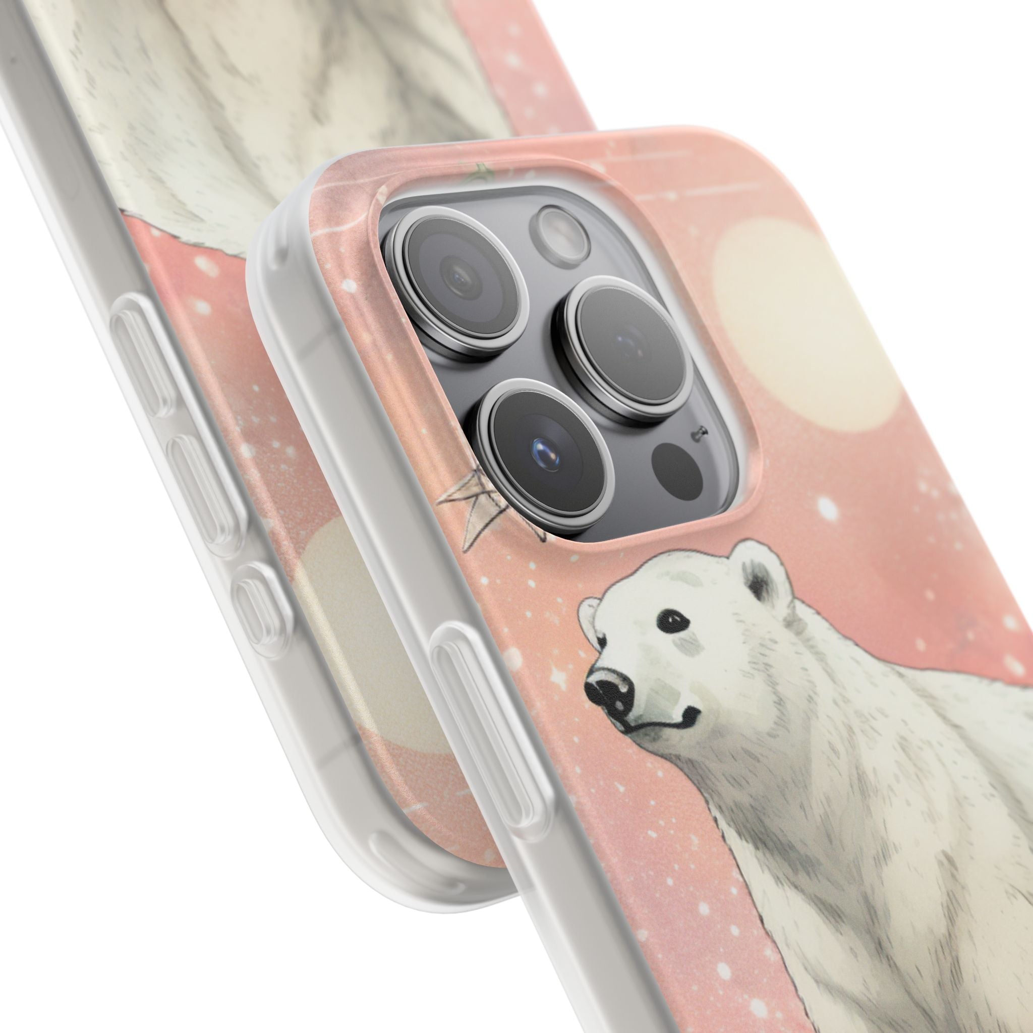 Polar Bear Dream iPhone 15 Pro Case - Soft