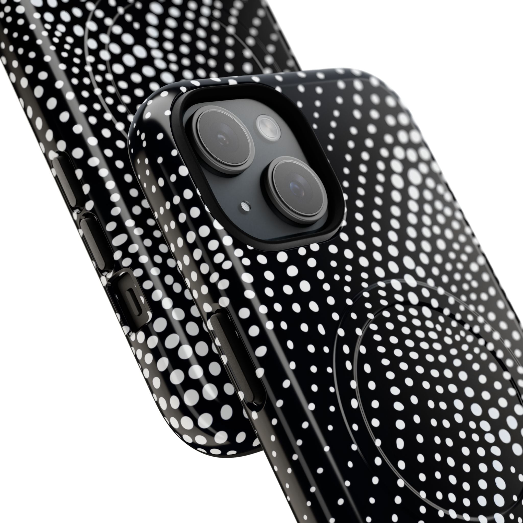 Waves of Dots iPhone 15 - Tough+