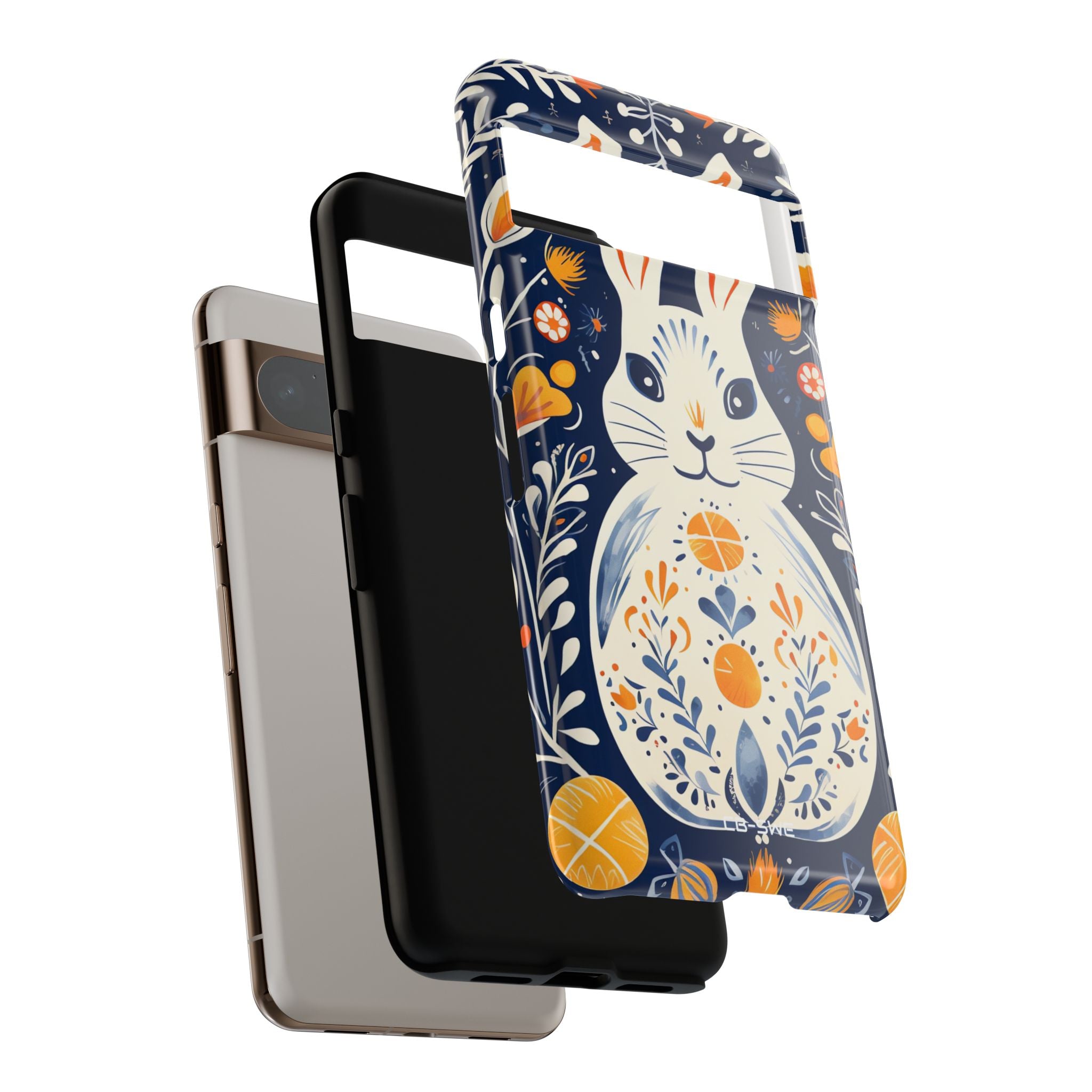 Floral Rabbit Joy - Google Pixel Case