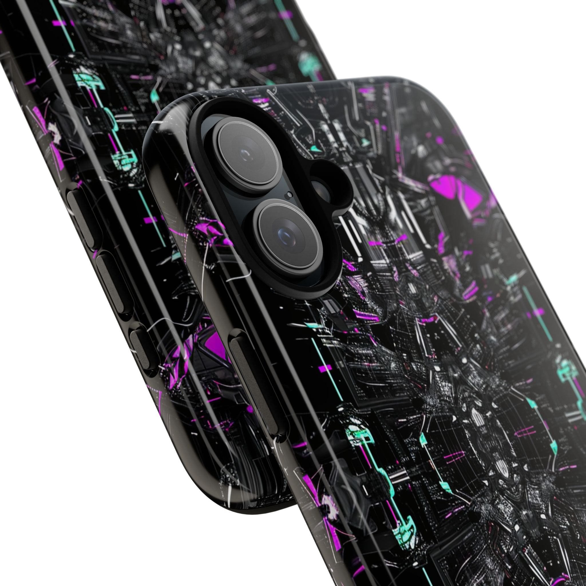 Cybernetic Neon Nexus iPhone 16 - Tough