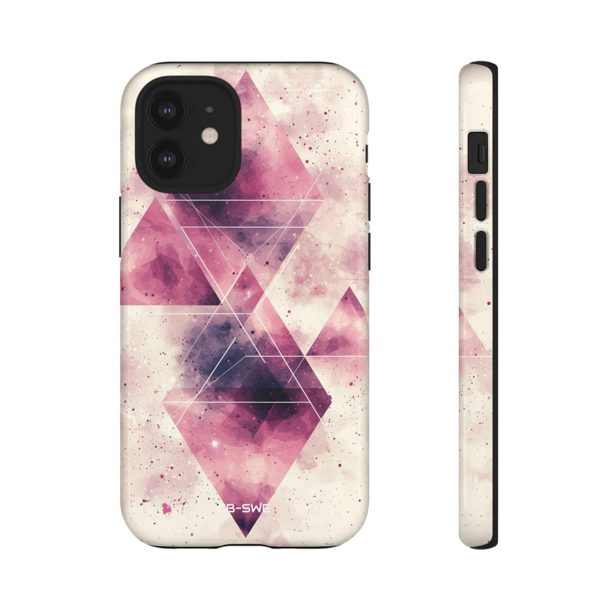 Triangles Overlap Serenity - iPhone Case