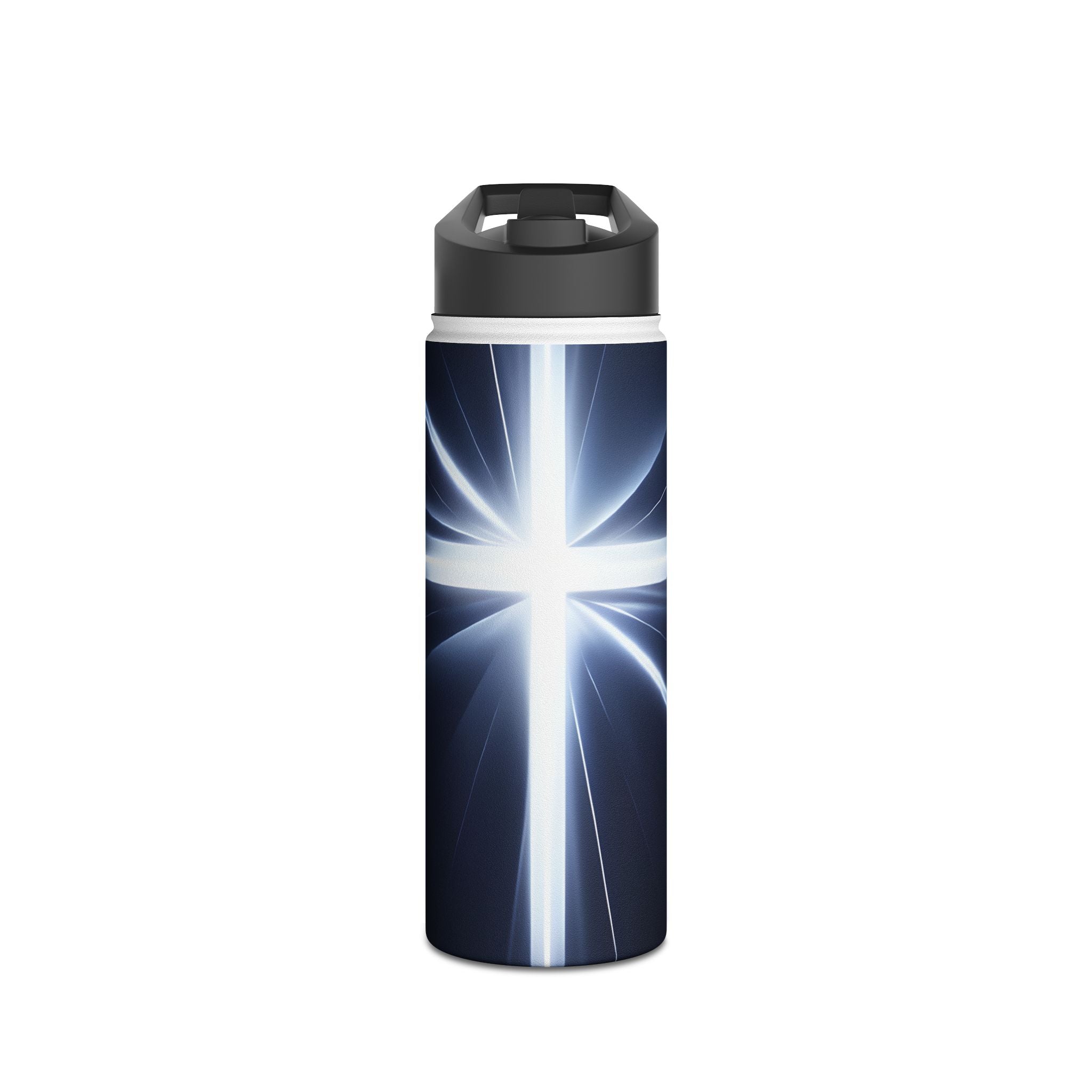 Glowing Crossburst - Stainless Steel Water Bottle