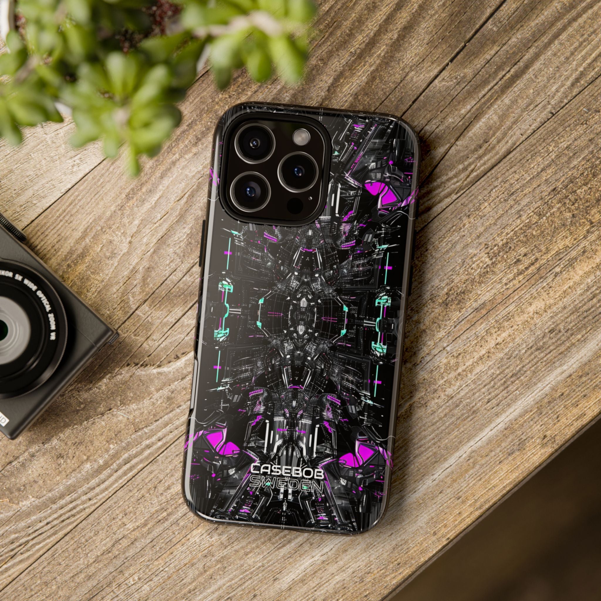 Cybernetic Neon Nexus iPhone 16 - Tough