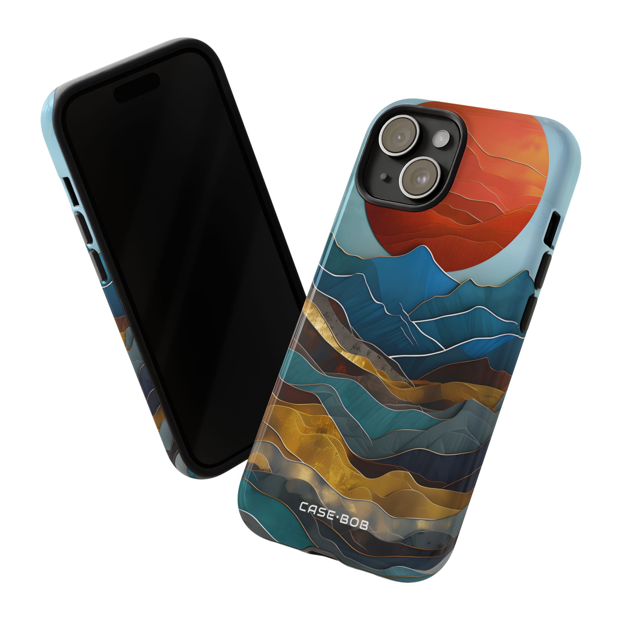 Solar Peak iPhone 15 Case - Tough