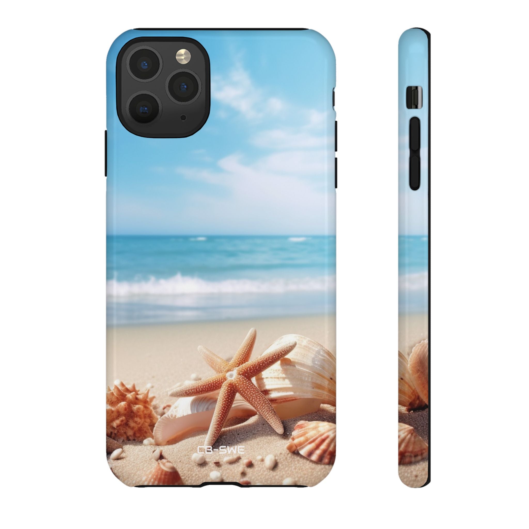 Shells Rest Beneath Waves - iPhone Case