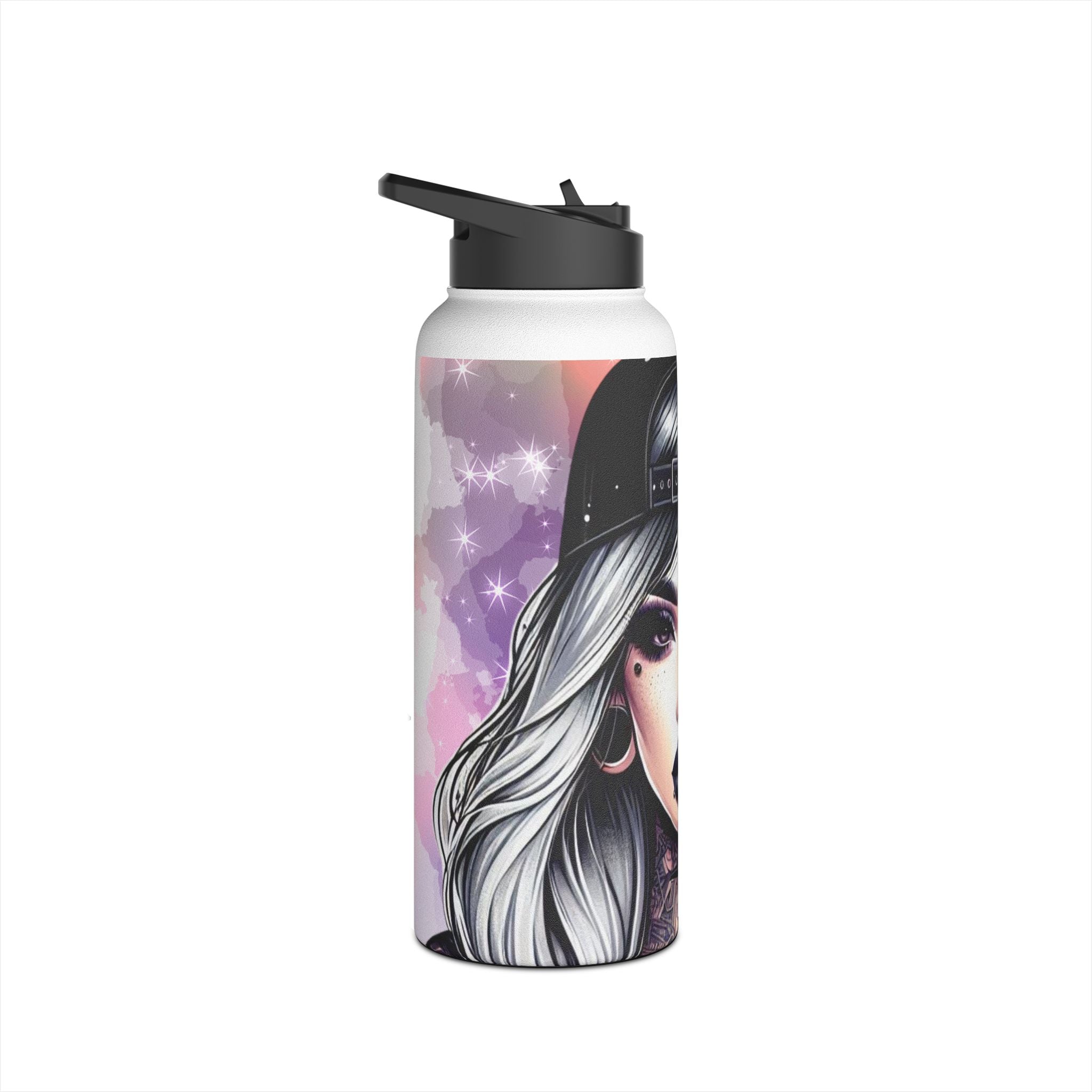 Silver Siren - Stainless Steel Water Bottle