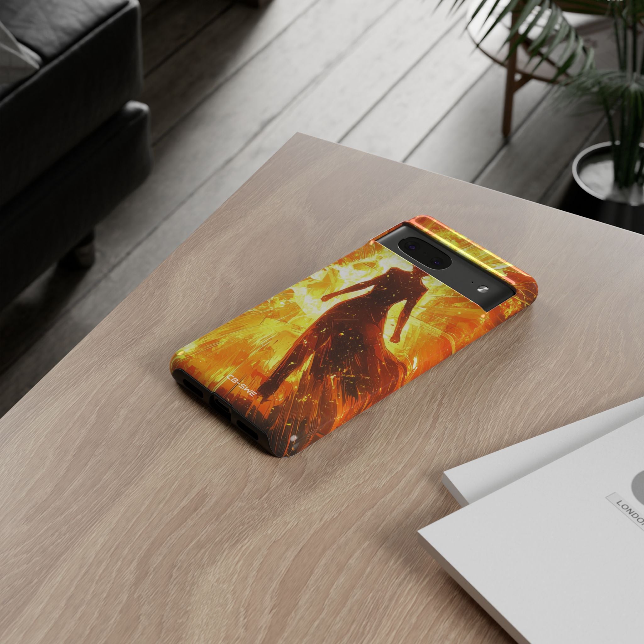 Fiery Energy Erupts - Google Pixel Case