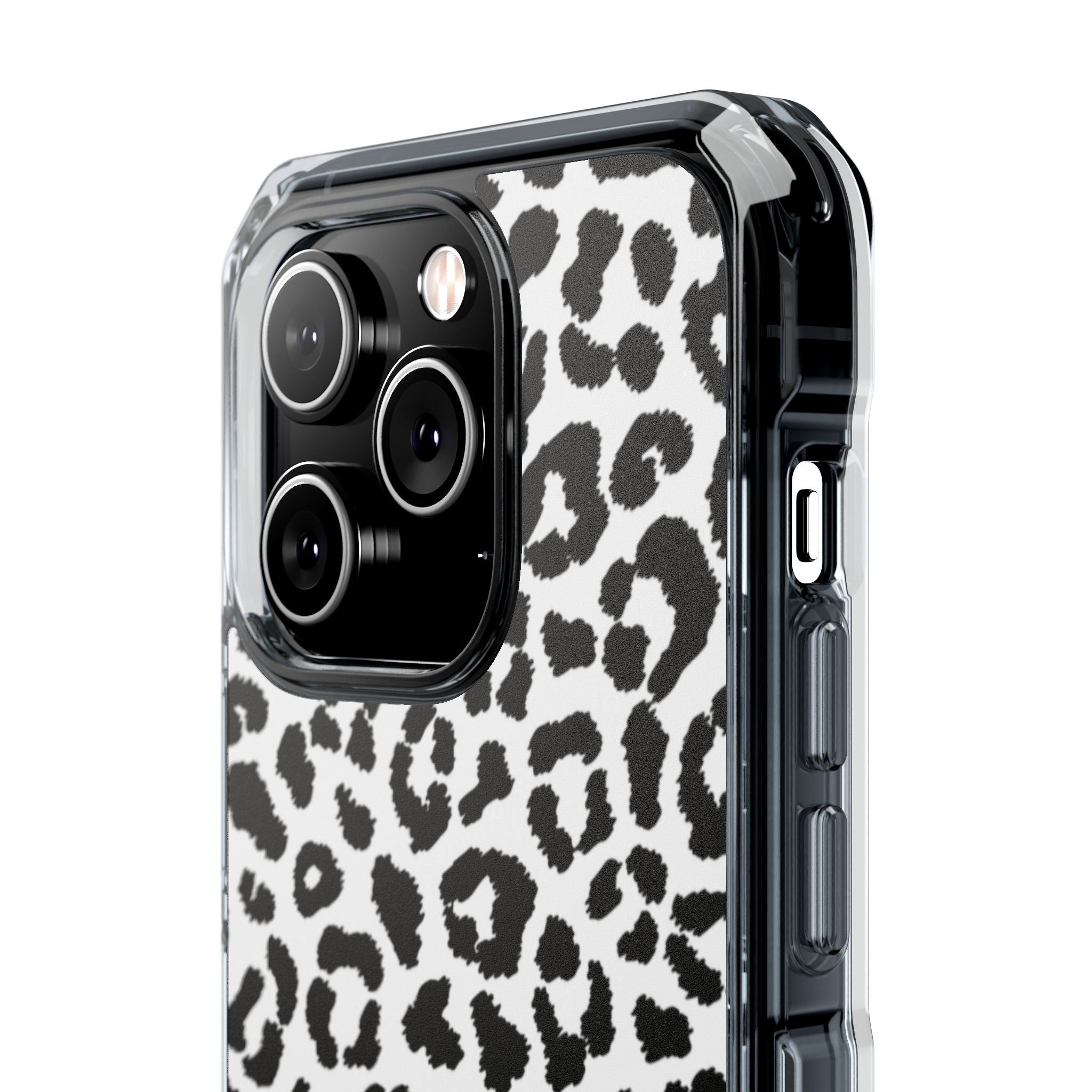 Monochrome Leopard Essence iPhone Case - Impact