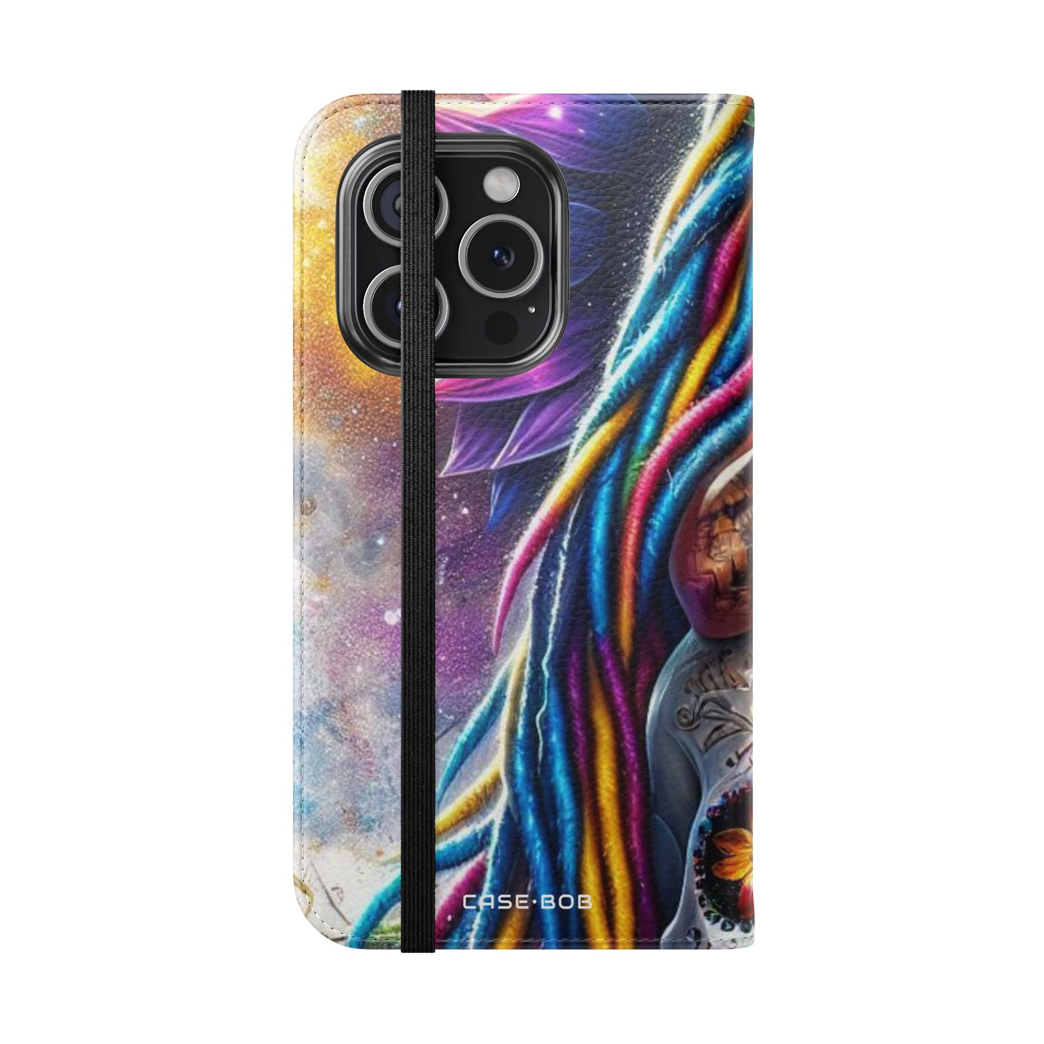 Skull Bloom - iPhone 15 Pro Case - Wallet