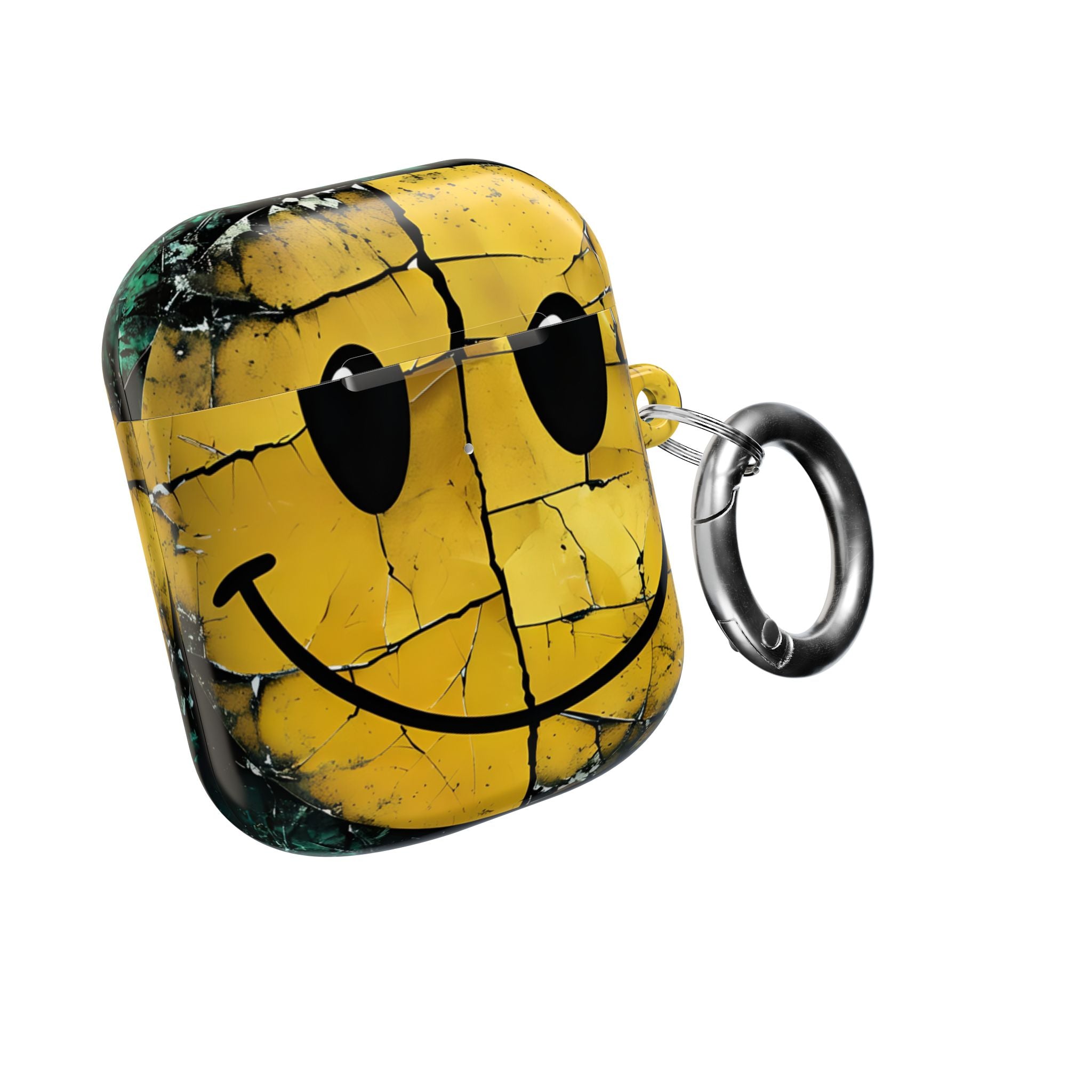 Cracked Smiley - AirPods Case