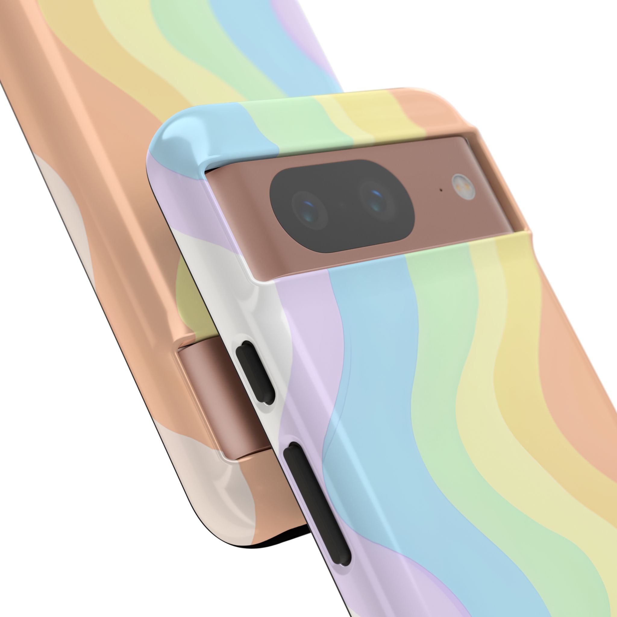 Pastel Wavy Bands Minimalist Google Pixel 8 - Tough