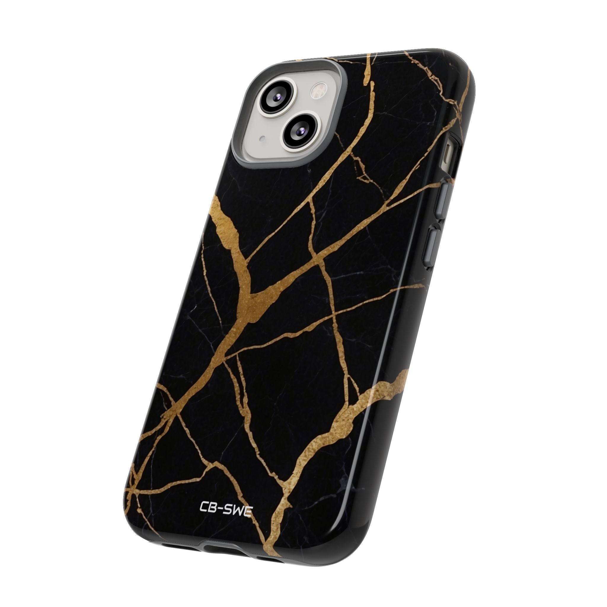 Golden Veins Twist - iPhone Case