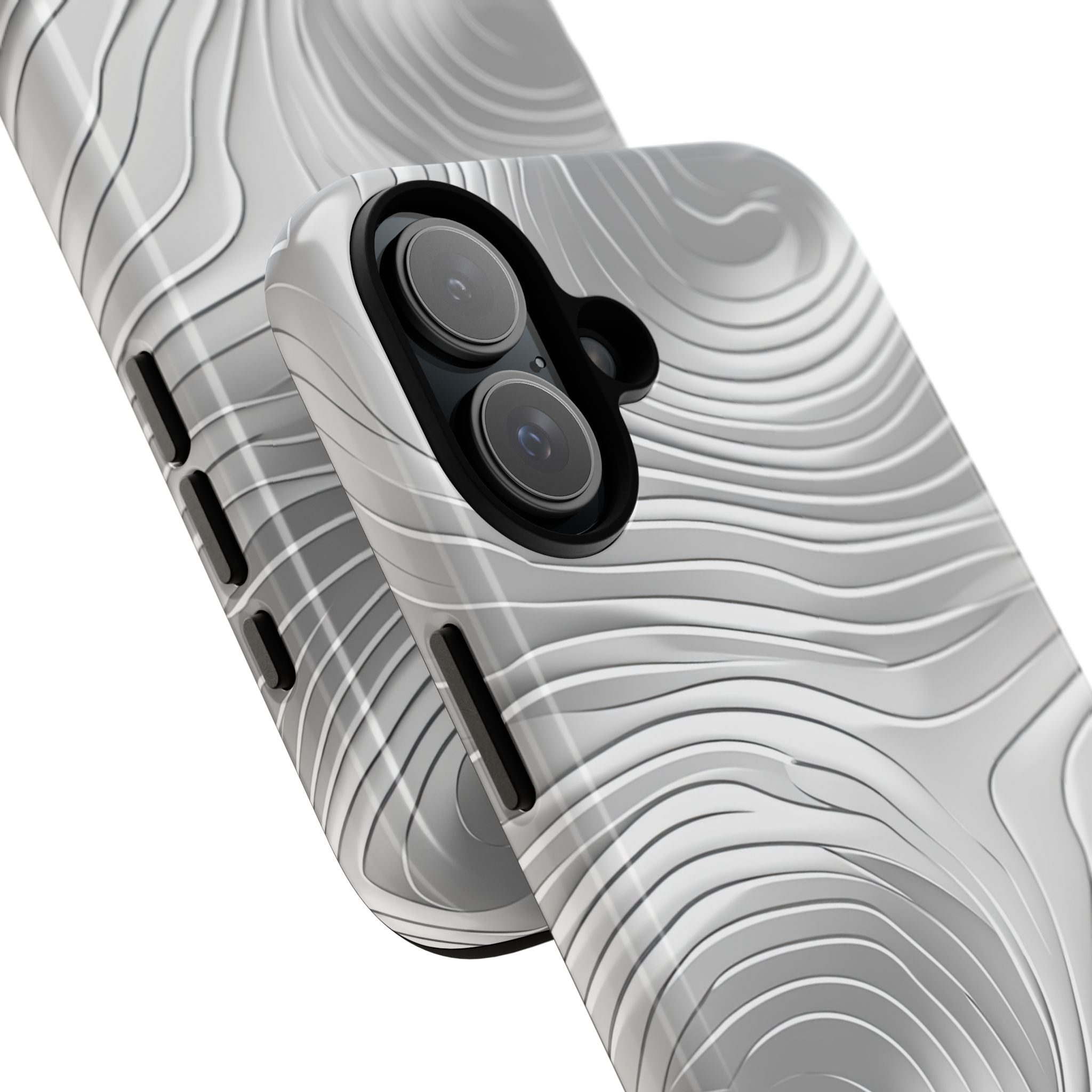 Linee Fluide Monocromatiche iPhone 16 - Tough