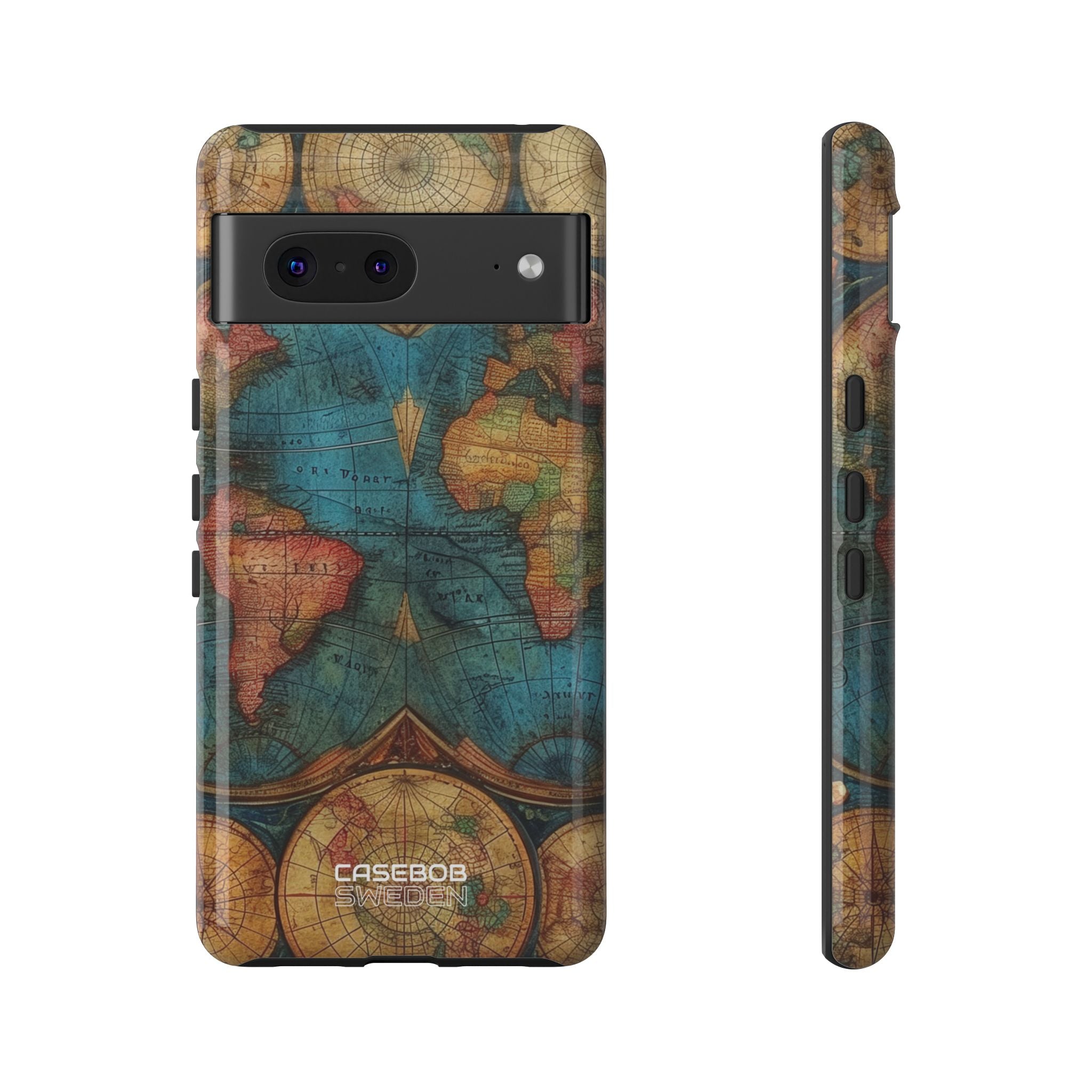 Mappa del mondo vintage Google Pixel 7 - Tough