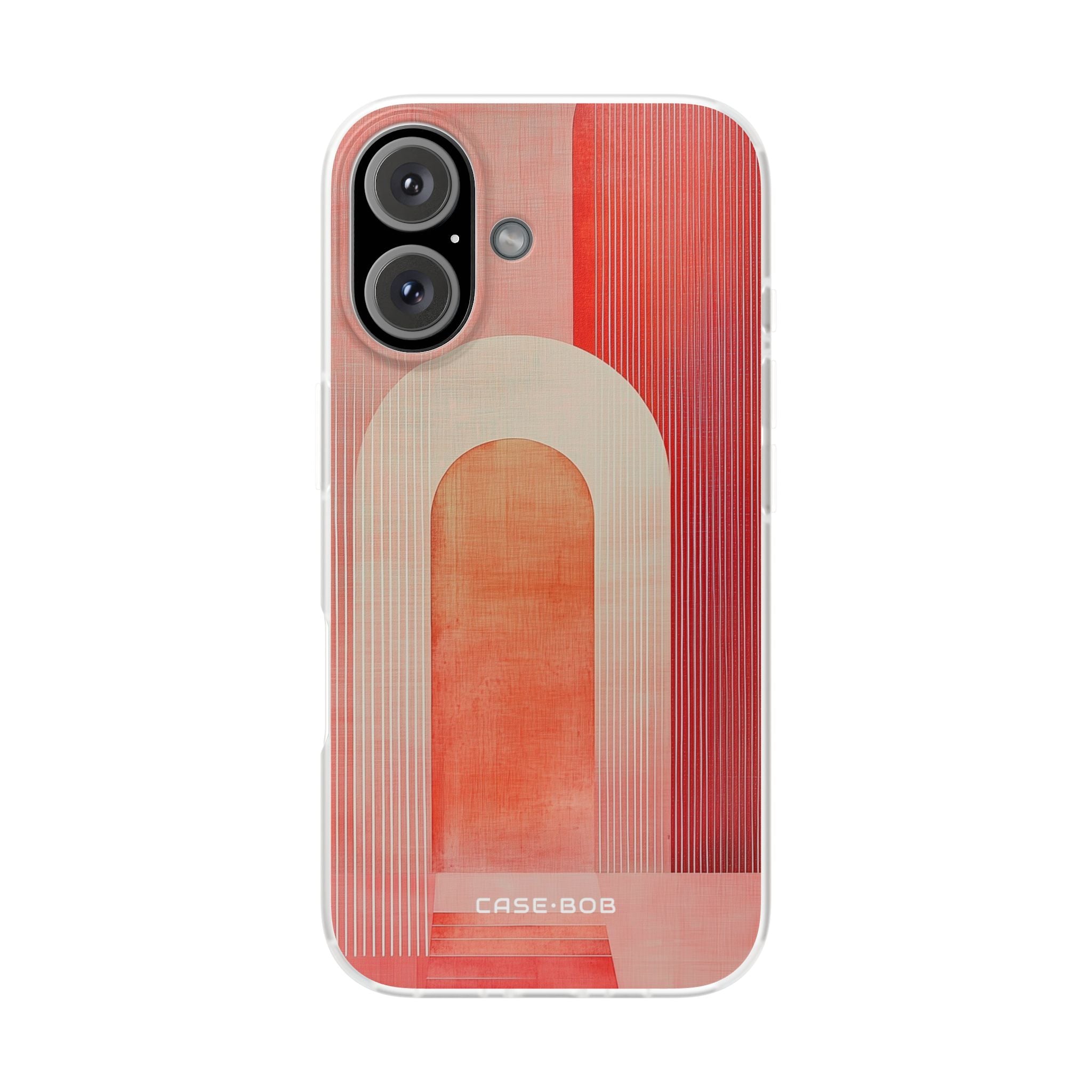 Crimson Arches iPhone 16 Case - Soft